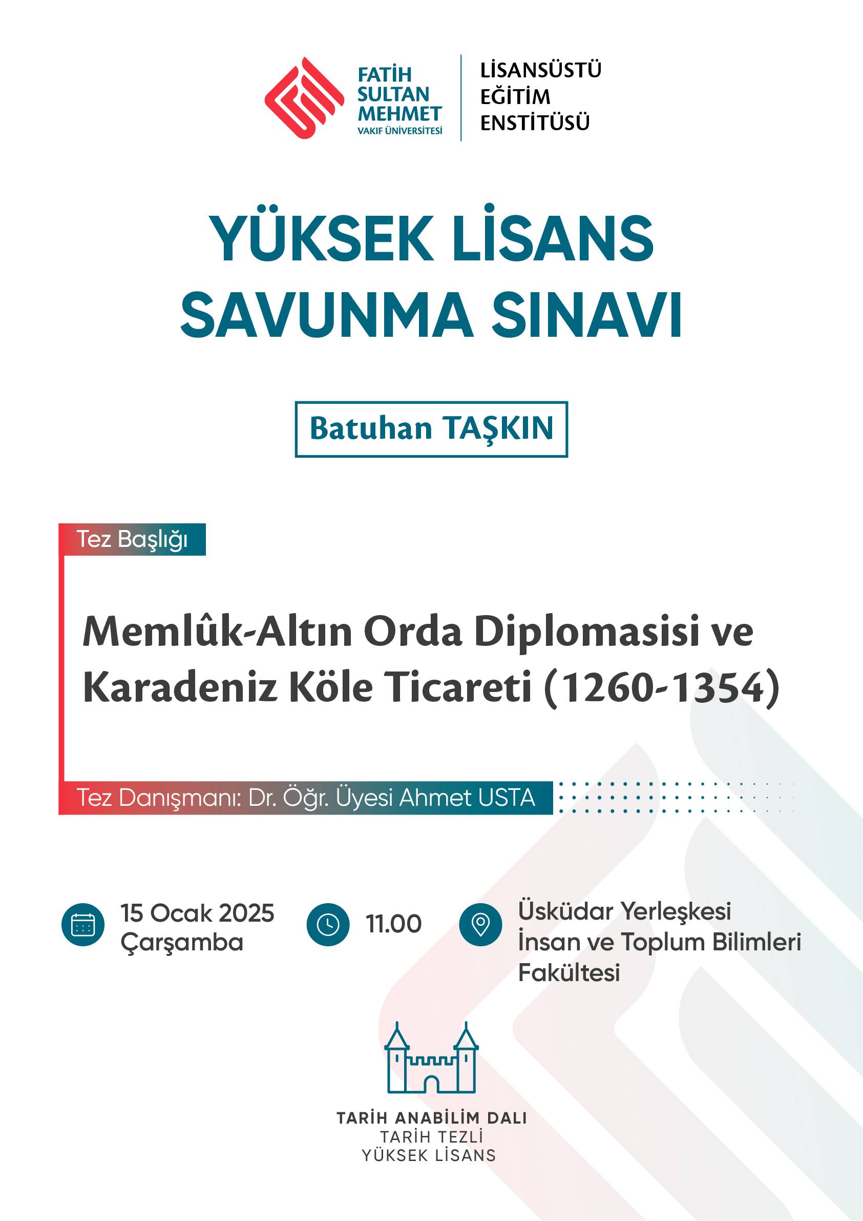 Tez Savunma Sınavı