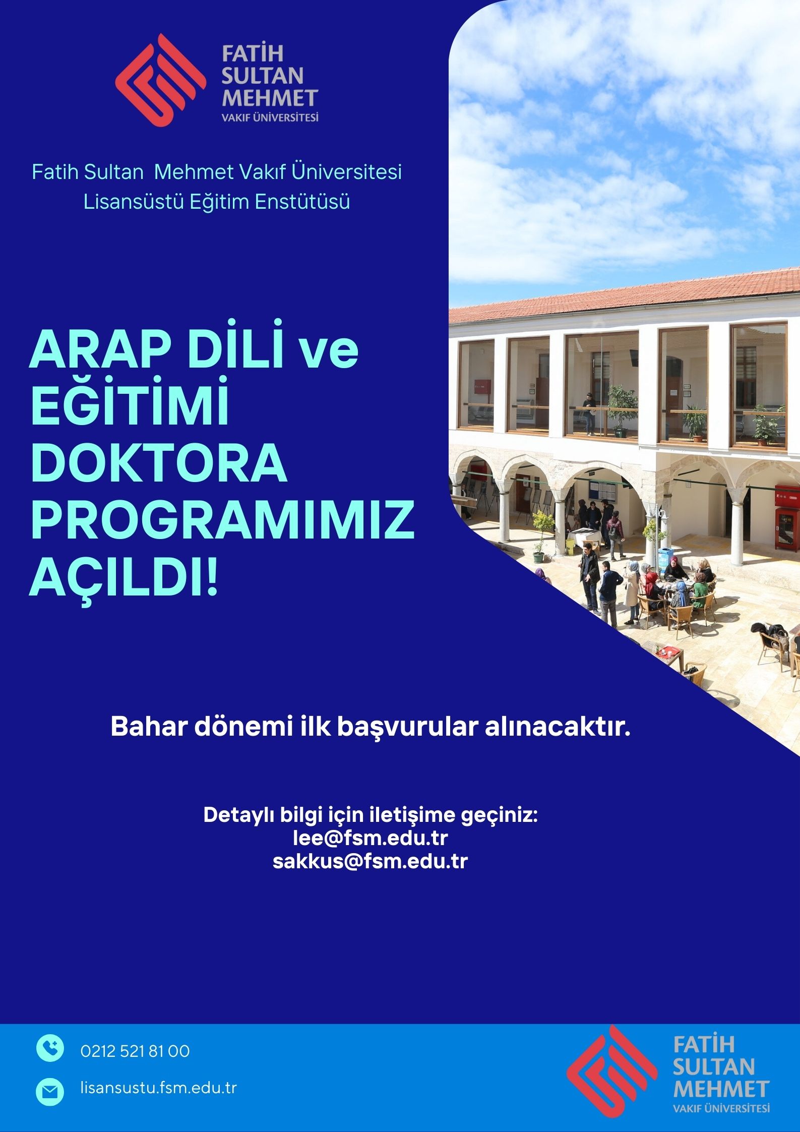 Arap Dili ve Eğitimi Doktora Programı