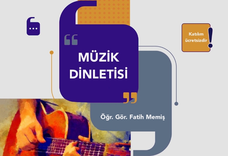 TÜMER'de Müzik Dinletisi