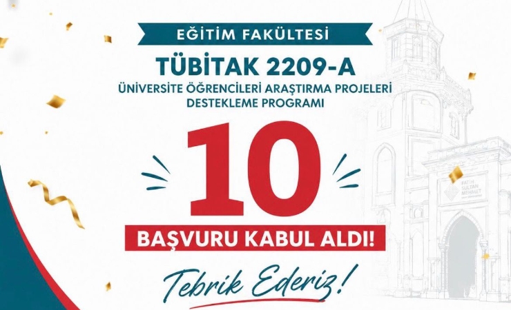 TÜBİTAK 2209-A Üniversite Öğrencileri Araştırma Projeleri Destekleme Programı
