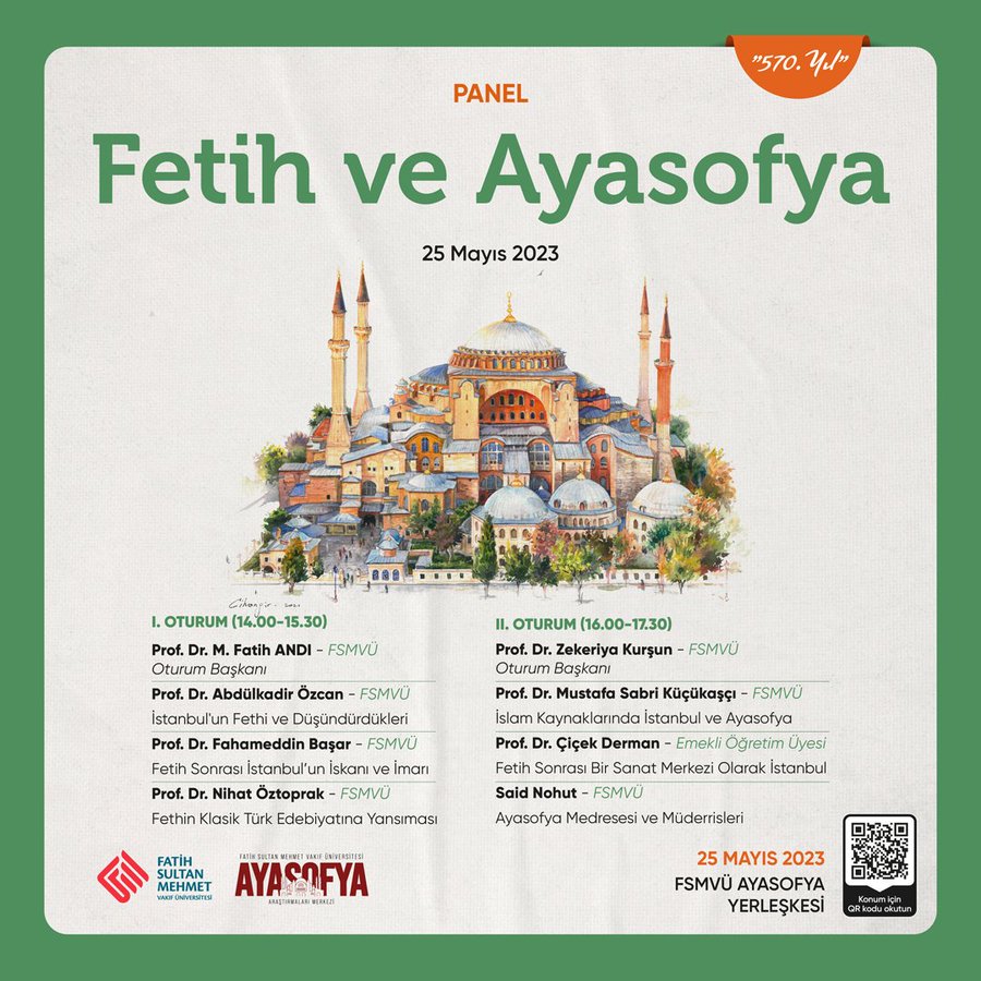 Fetih ve Ayasofya Paneli