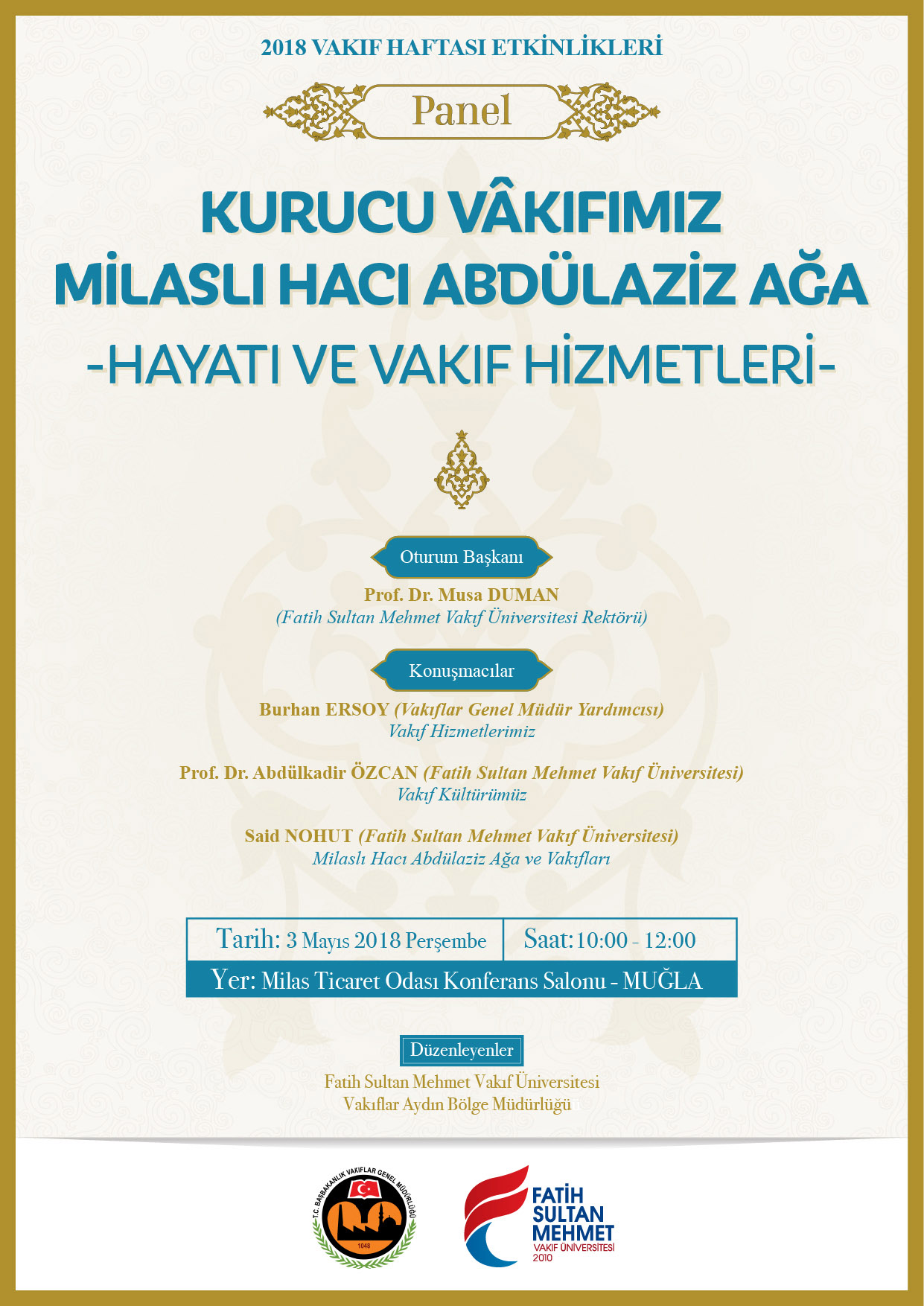Kurucu Vâkıfımız Milaslı Hacı Abdülaziz Ağa -Hayatı ve Vakıf Hizmetleri-