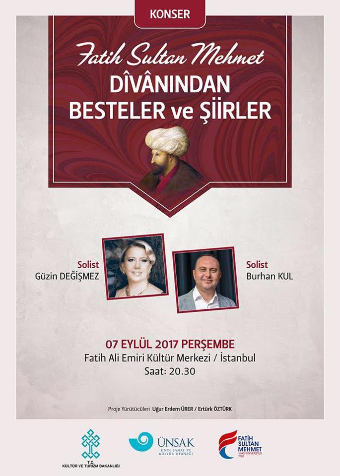Fatih Sultan Mehmet Dîvânından Besteler ve Şiirler