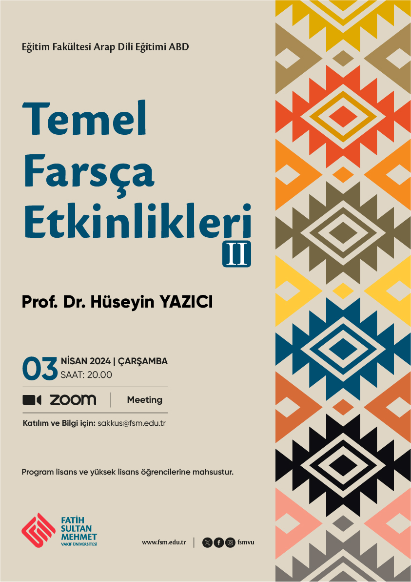 Temel Farsça Etkinlikleri II