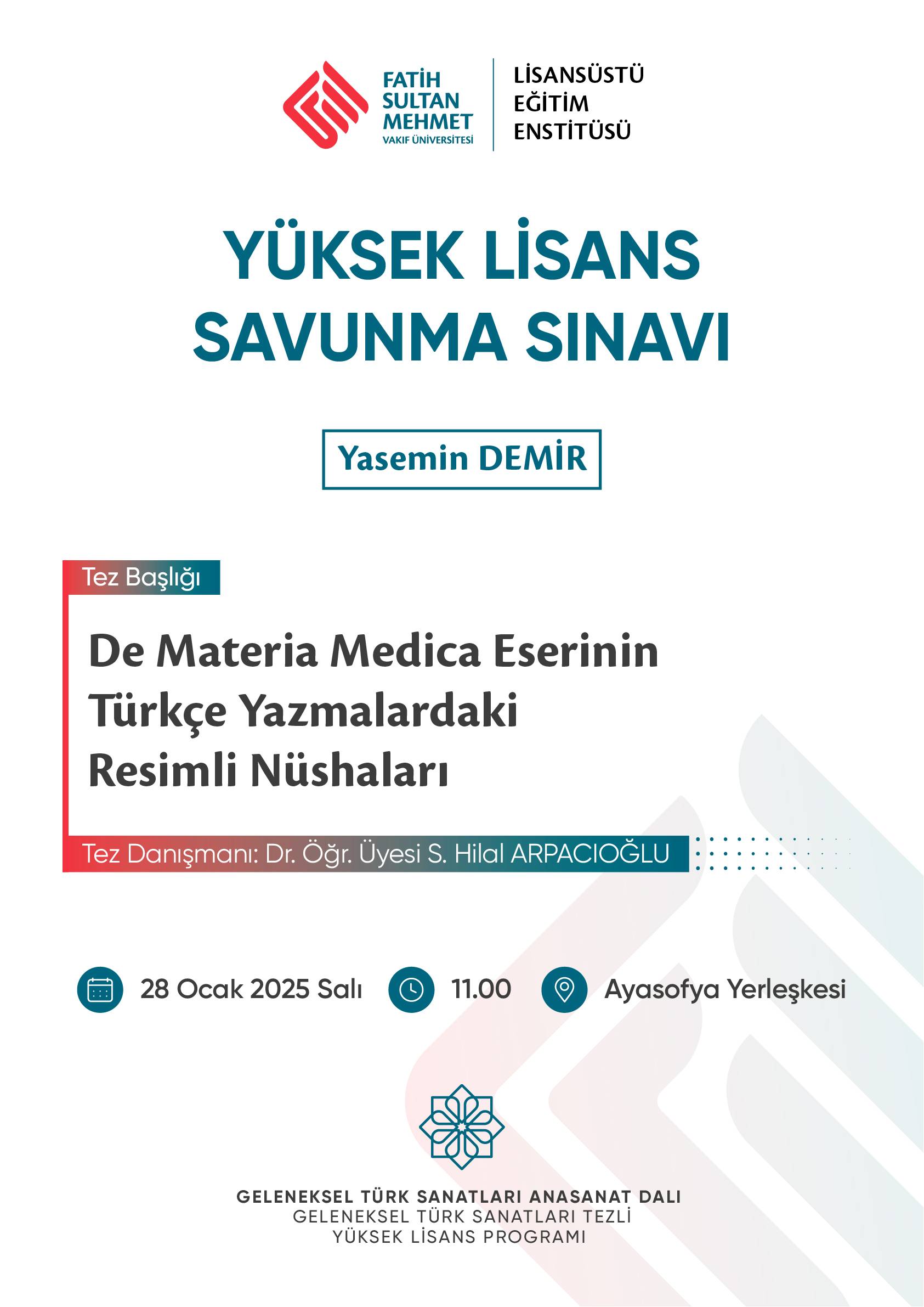 Tez Savunma Sınavı