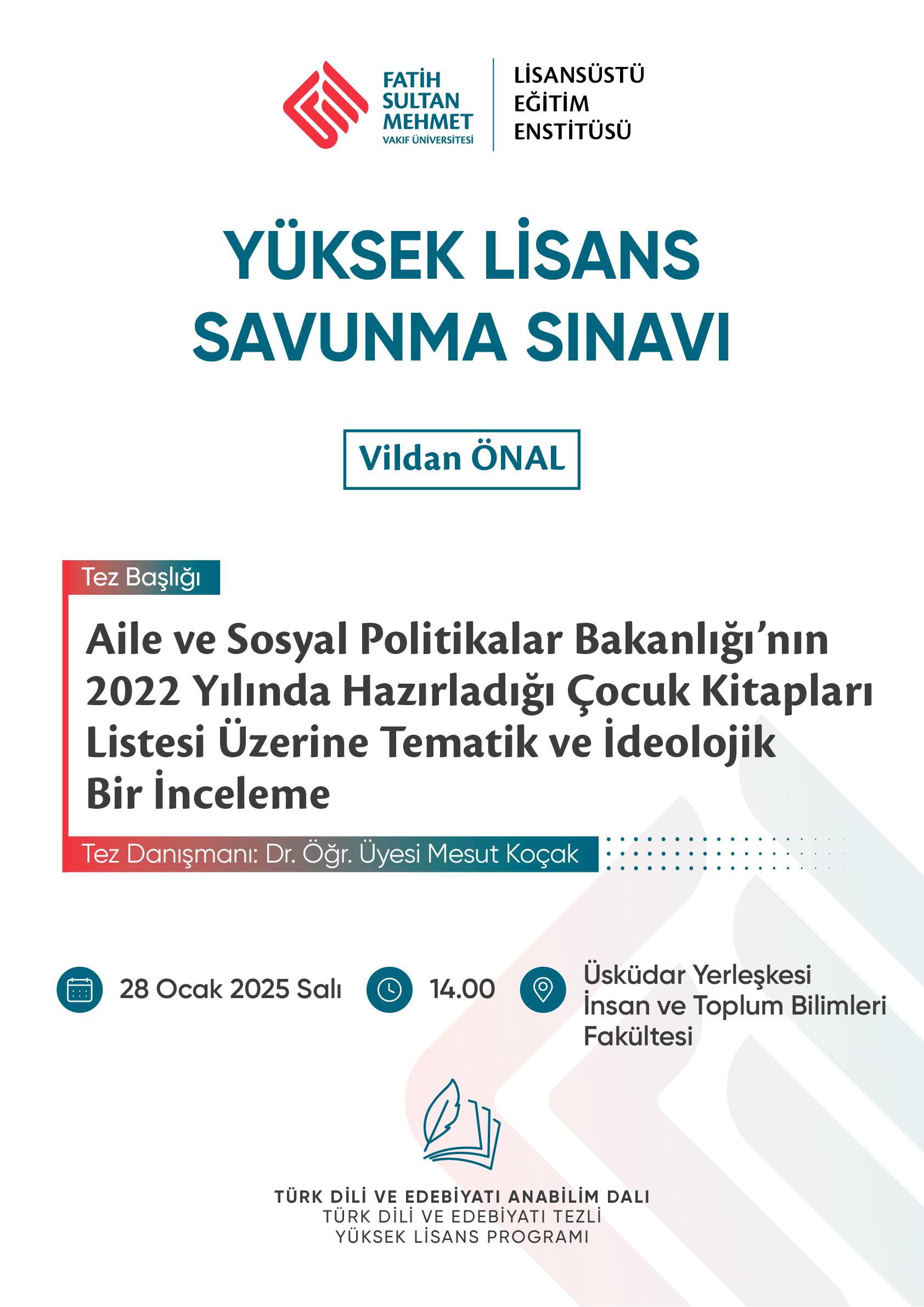 Tez Savunma Sınavı