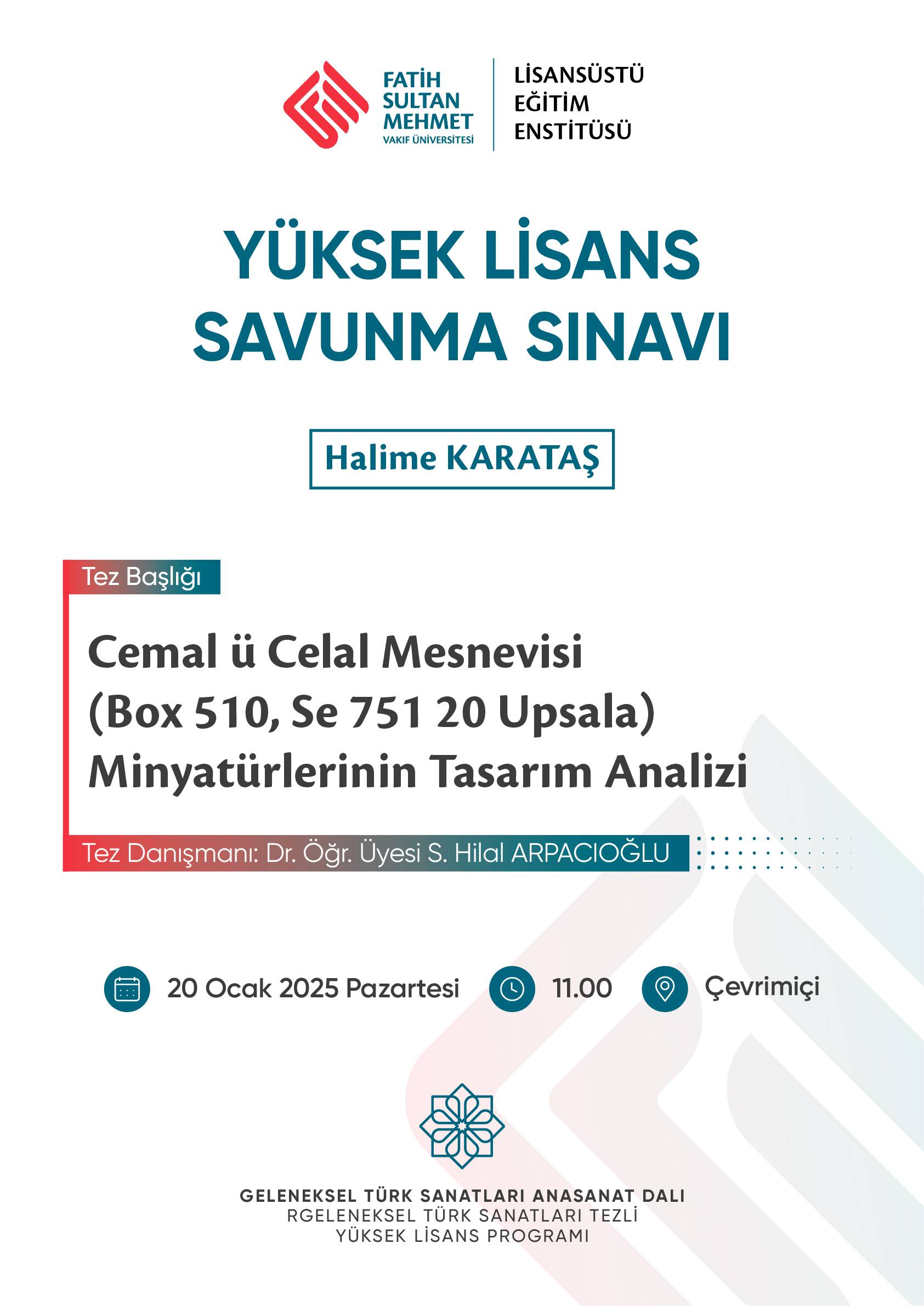 Tez Savunma Sınavı