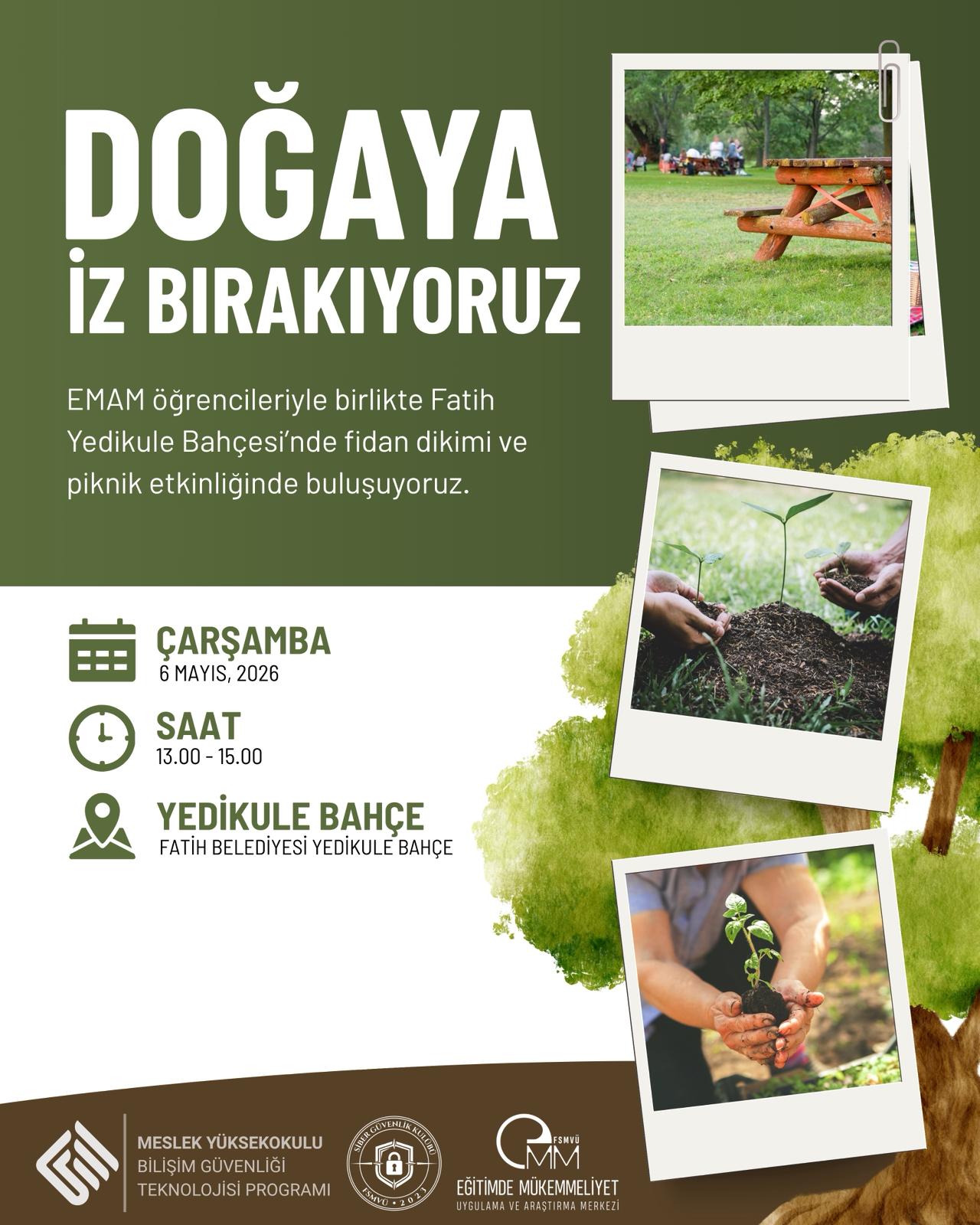Doğaya İz Bırakıyorum