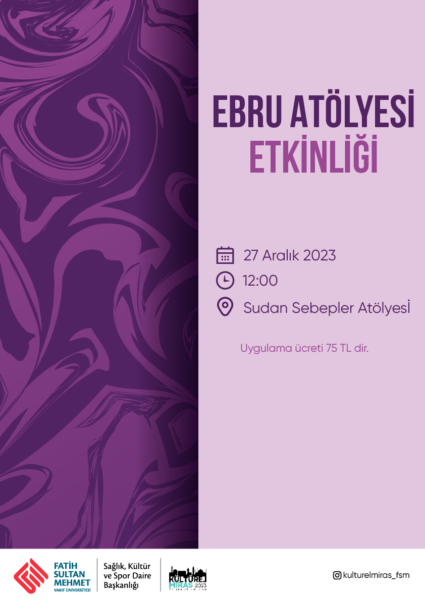 Kültürel Miras Kulübü - Ebru Atölyesi