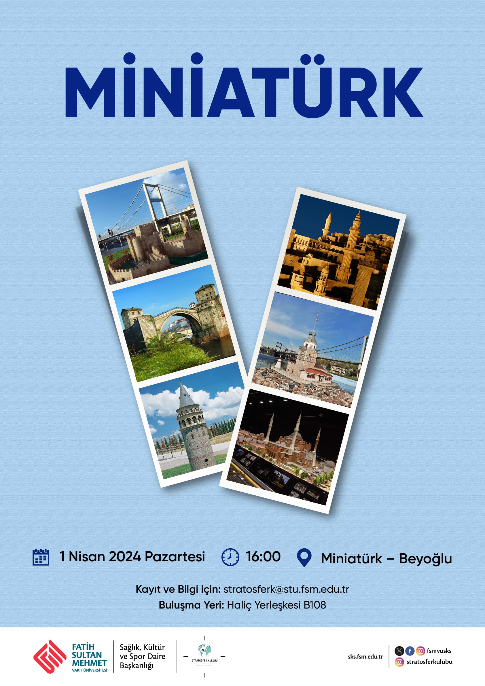 Stratosfer Kulübü Miniatürk'e Gidiyor