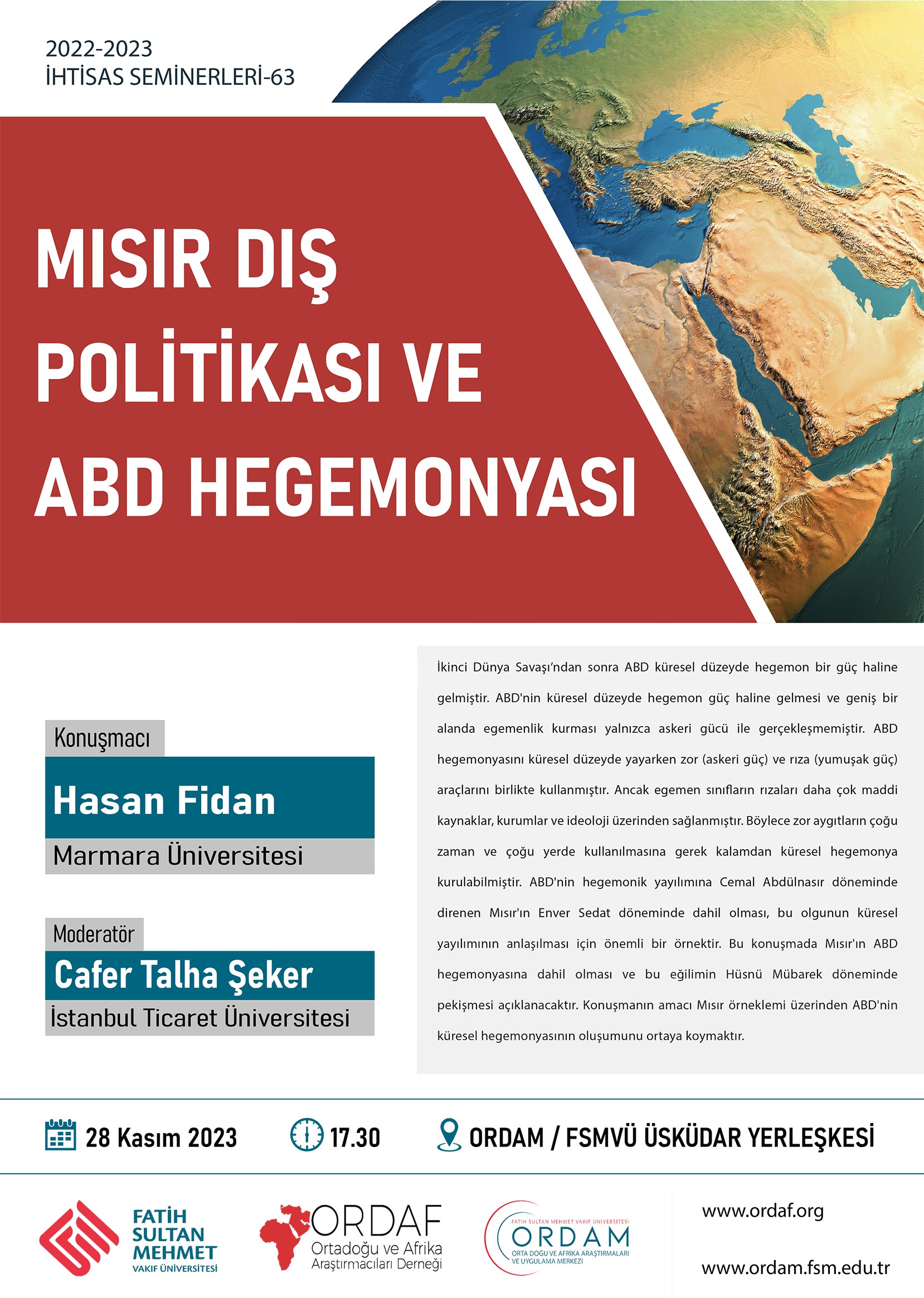 Mısır Dış Politikası ve ABD Hegemonyası