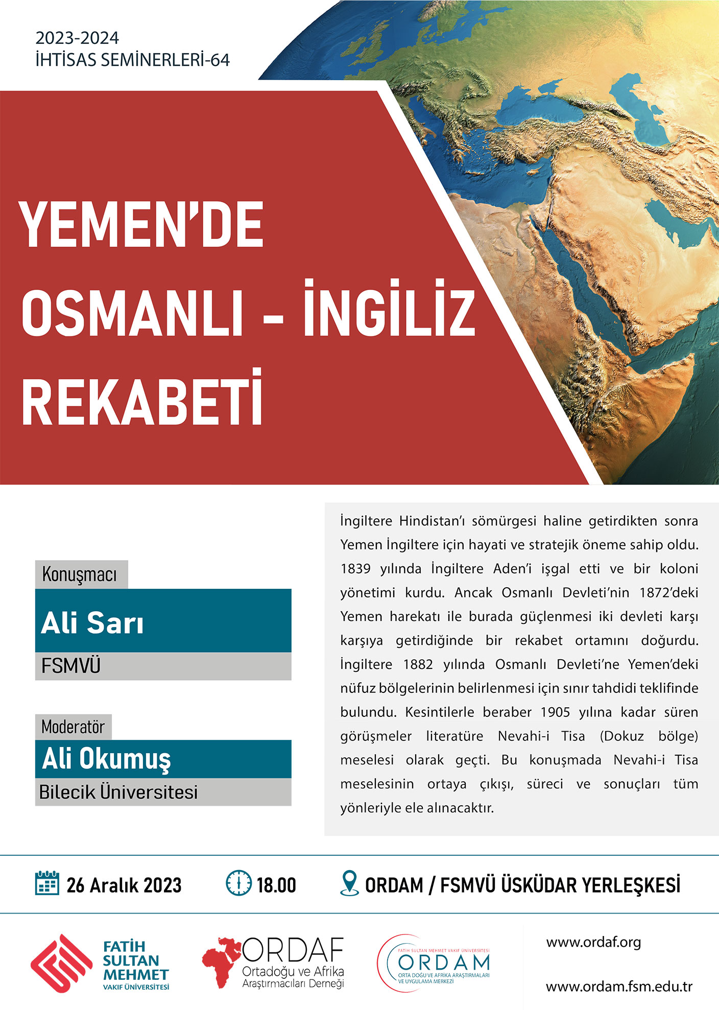 Yemen'de Osmanlı - İngiliz Rekabeti