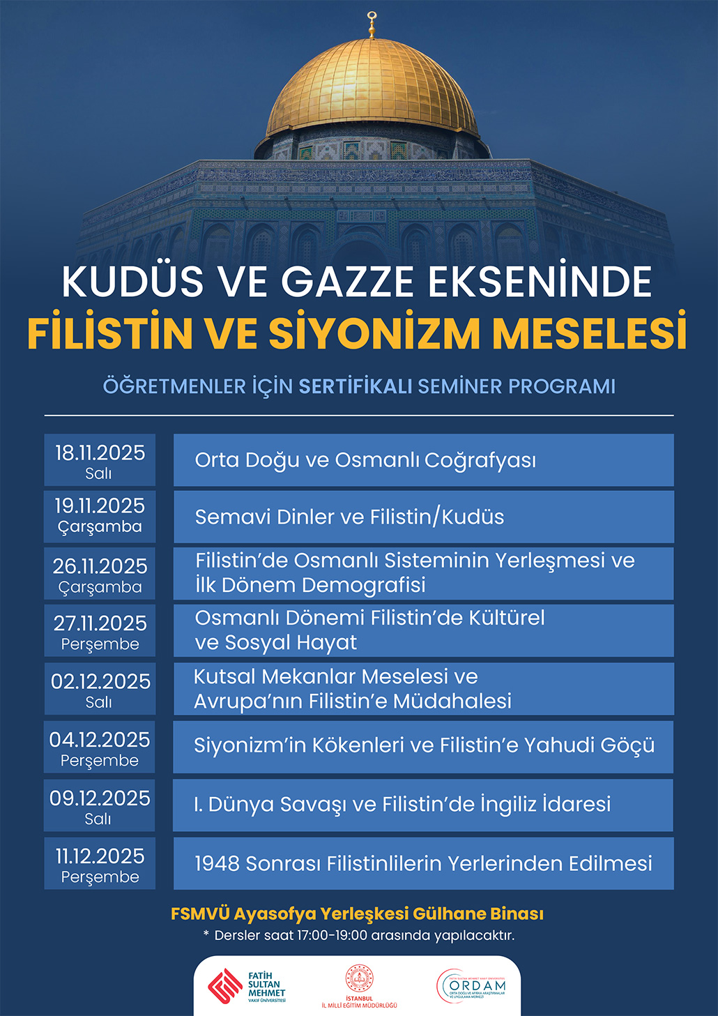Kudüs ve Gazze Ekseninde Filistin ve Siyonizm Meselesi