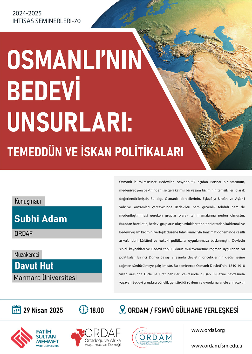 Osmanlı'nın Bedevi Unsurları: Temeddün ve İskan Politikaları