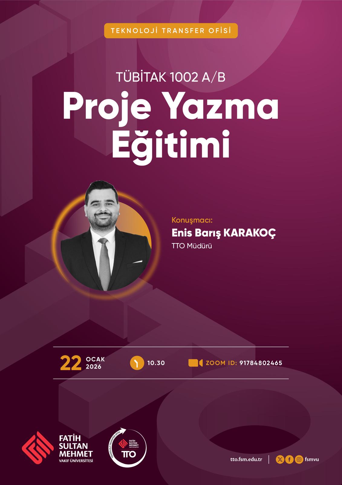 TÜBİTAK 1002 Proje Yazma Eğitimi