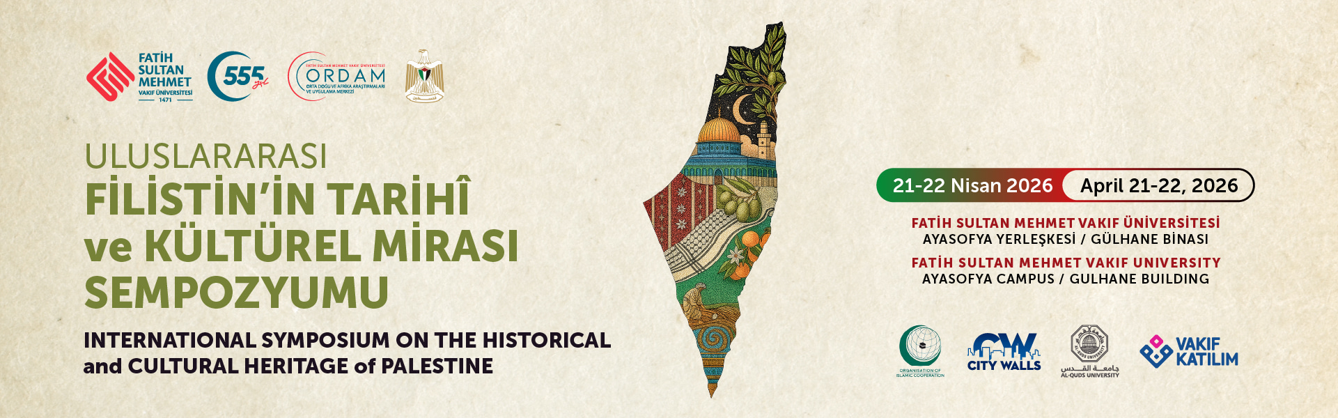Uluslararası Filistin'in Tarihi ve Kültürel Mirası Sempozyumu