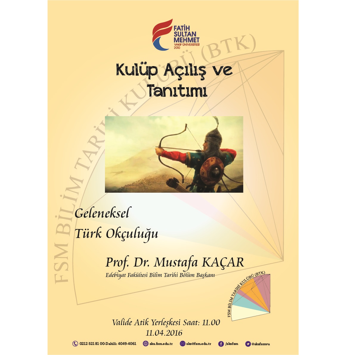 Bilim Tarihi Kulübü Açılıyor