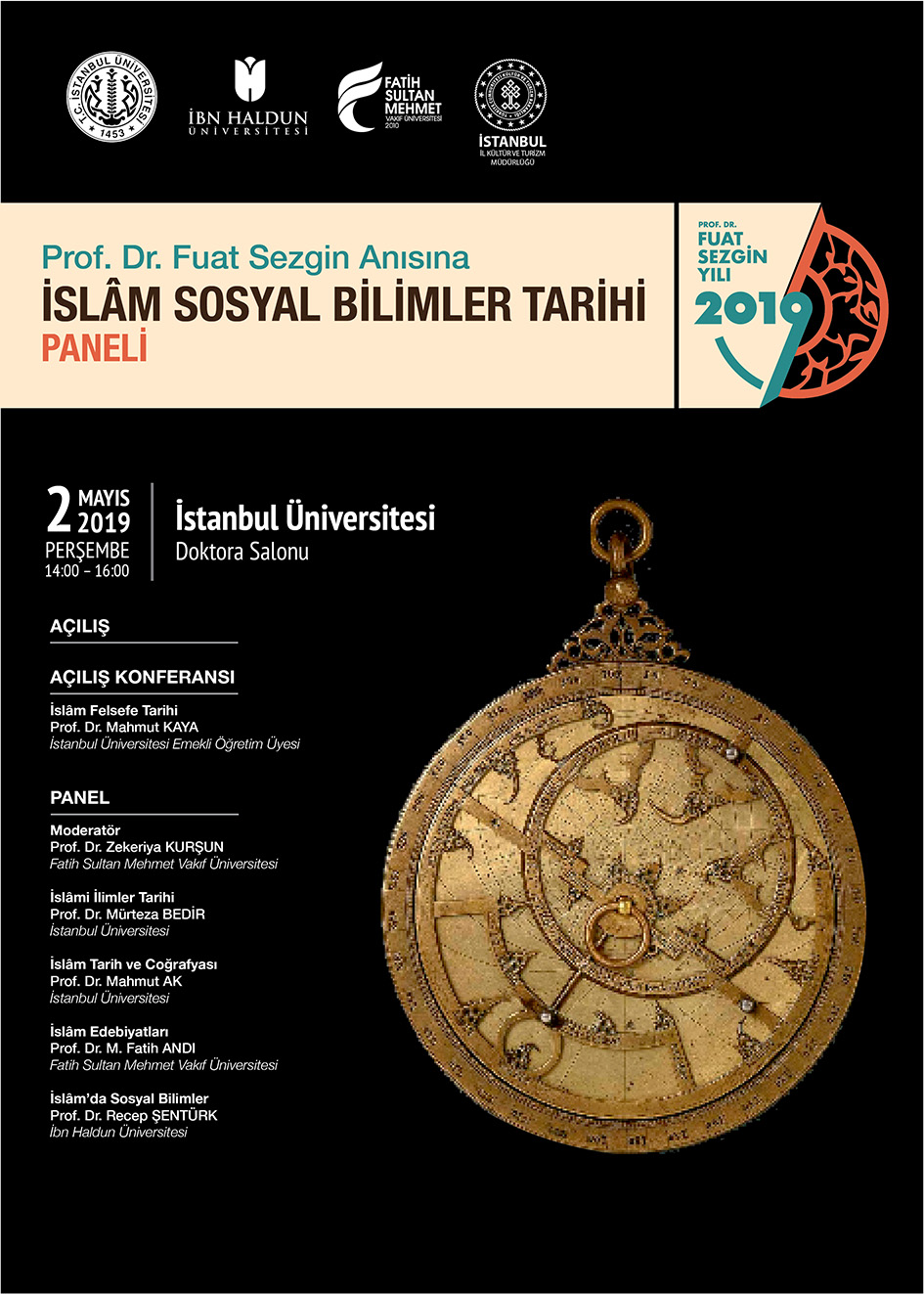 İslâm Sosyal Bilimler Tarihi Paneli