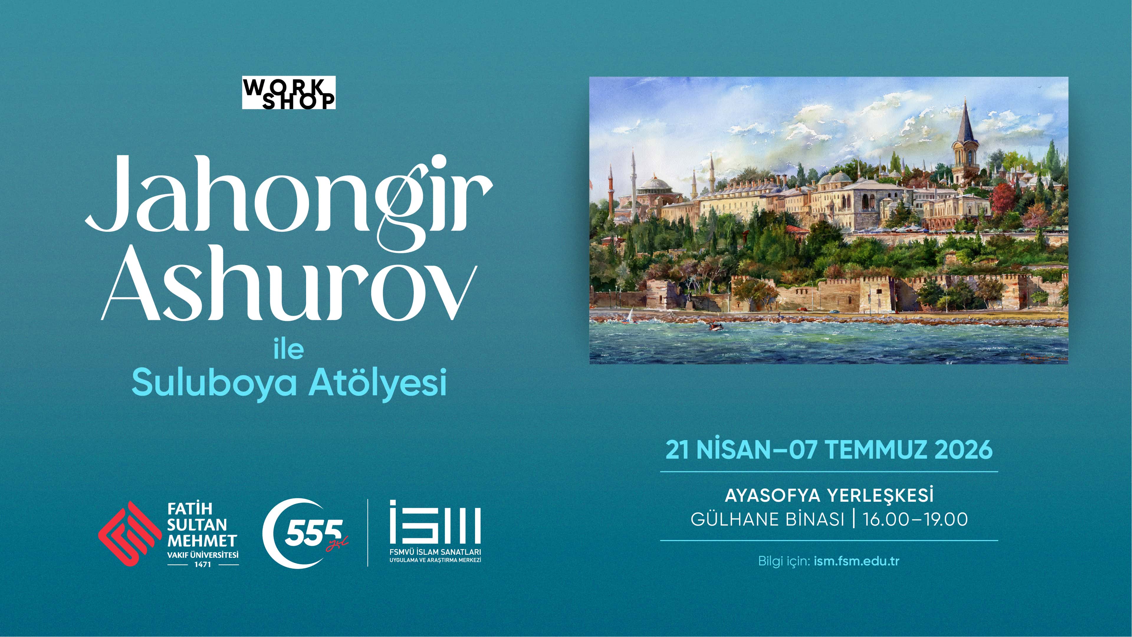 Jahongir Ashurov ile Suluboya Atölyesi