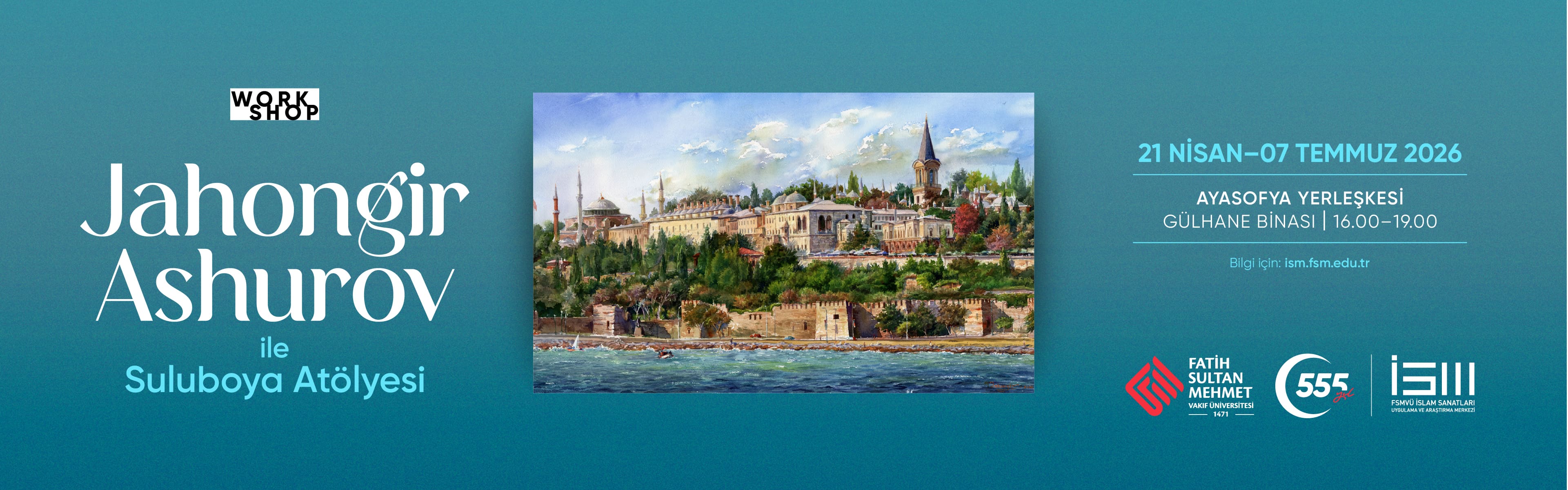 Jahongir Ashurov ile Suluboya Atölyesi