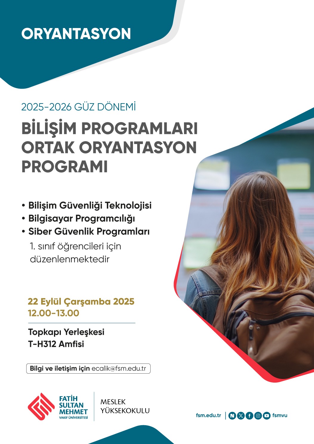 BİLİŞİM PROGRAMLARI ORTAK ORYANTASYON PROGRAMLARI