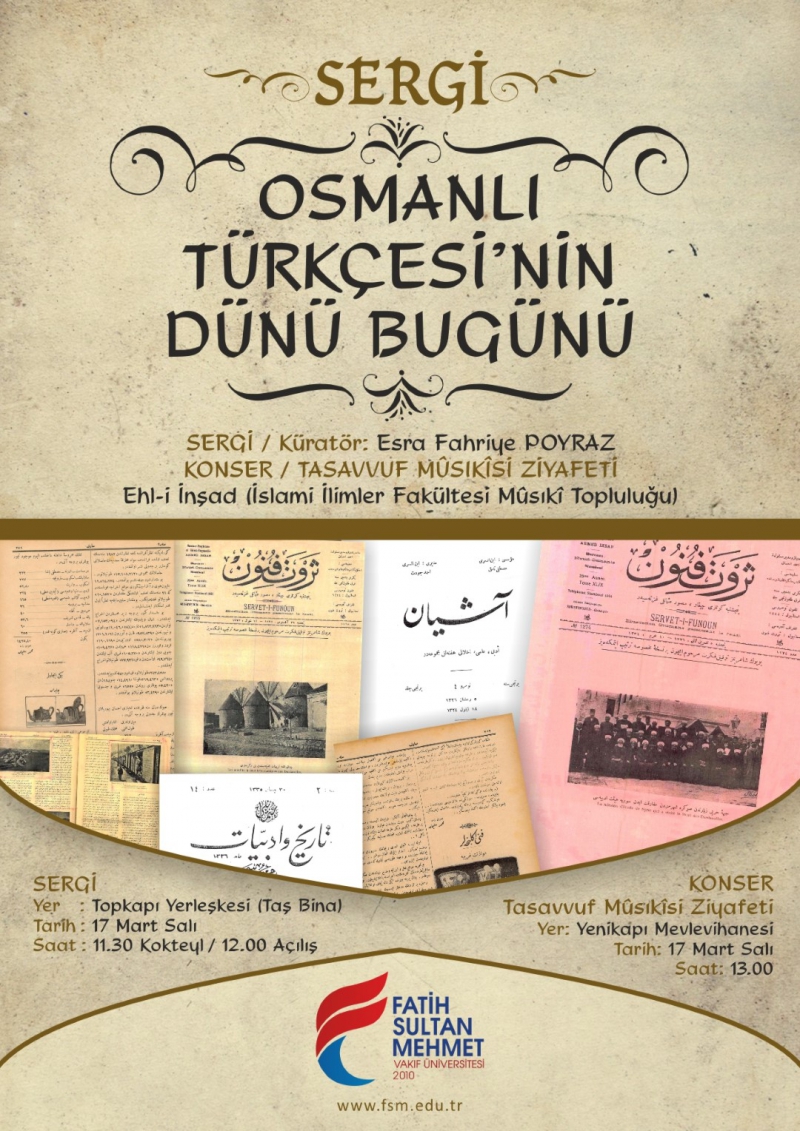 Osmanlı Türkçesi'nin Dünü Bugünü Sergisi