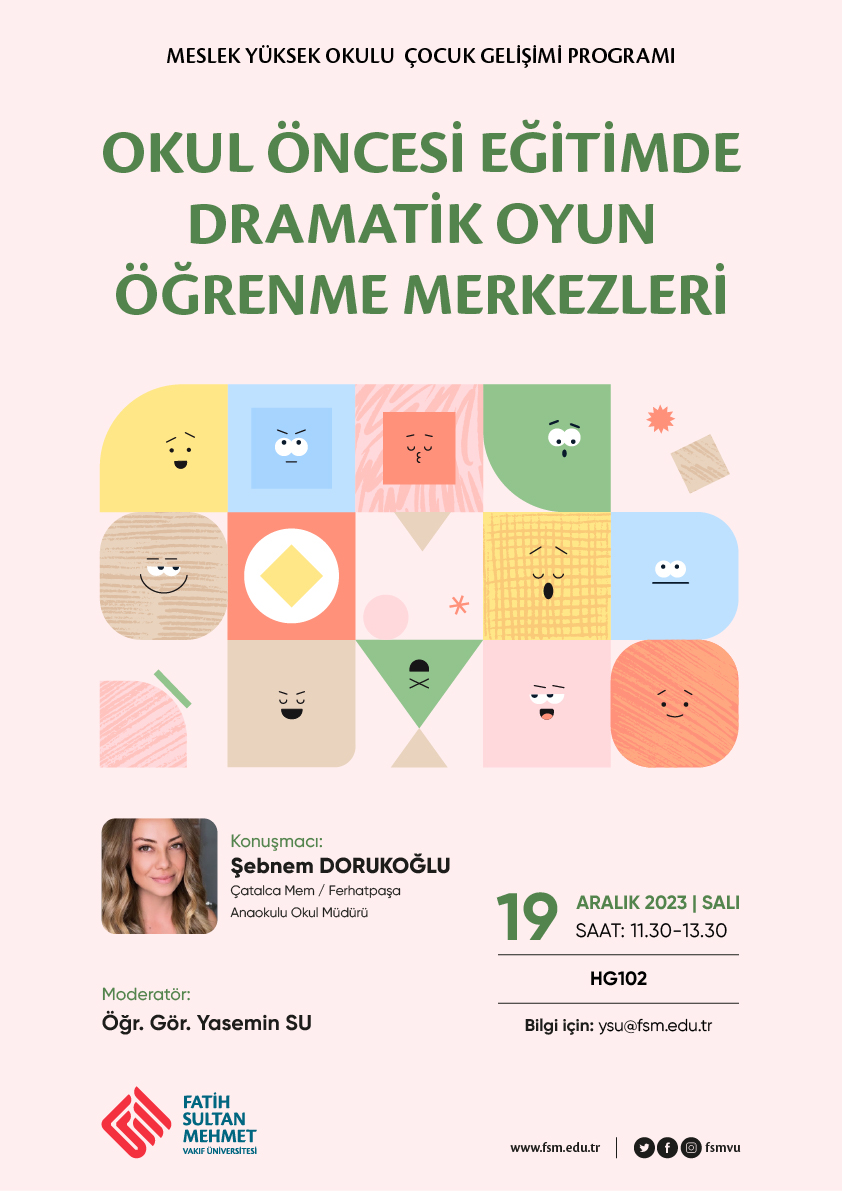 Okul Öncesi Eğitimde Dramatik Oyun Öğrenme Merkezleri Konferansı