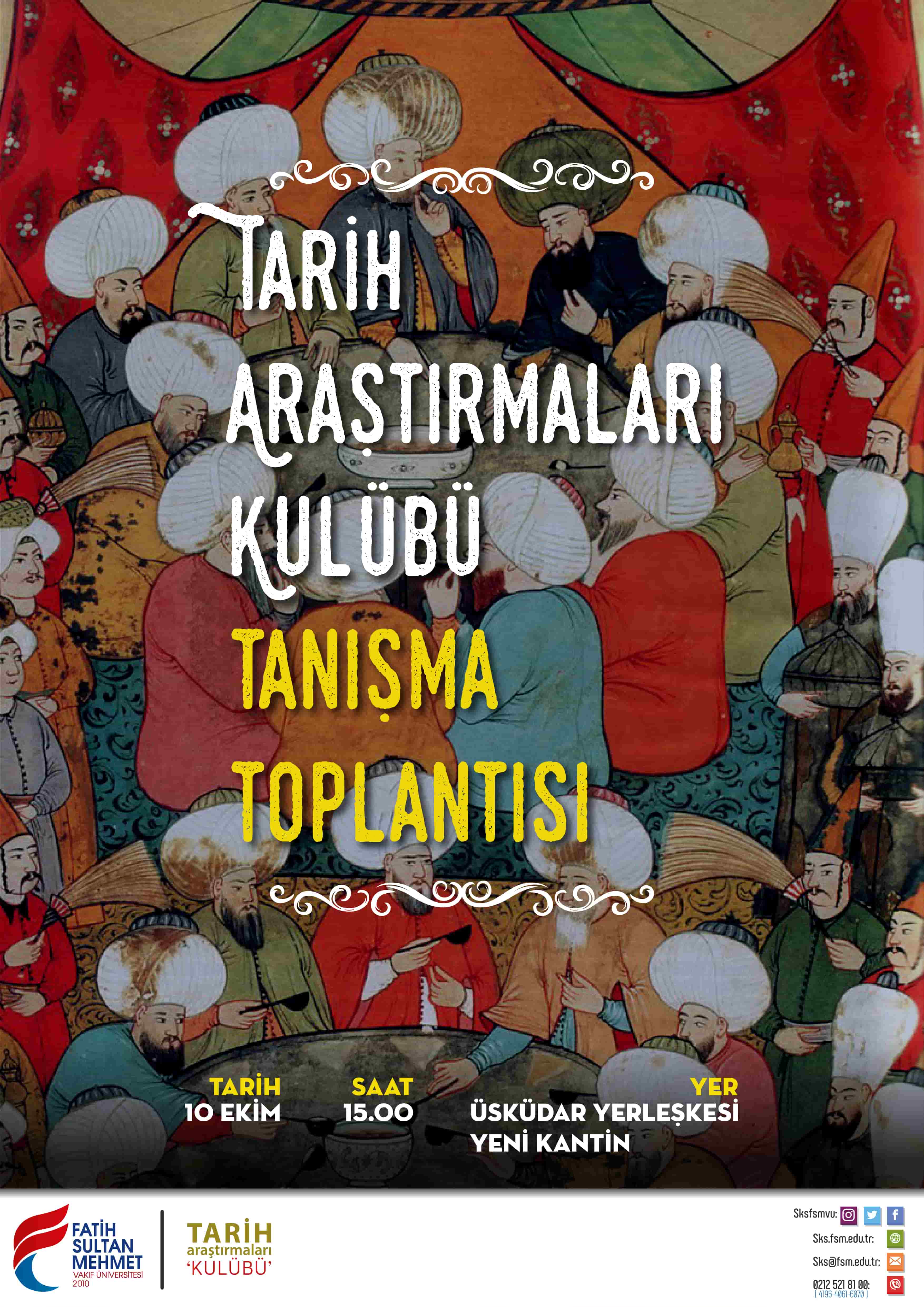 Tarih Araştırmaları Kulübü Tanışma Toplantısı