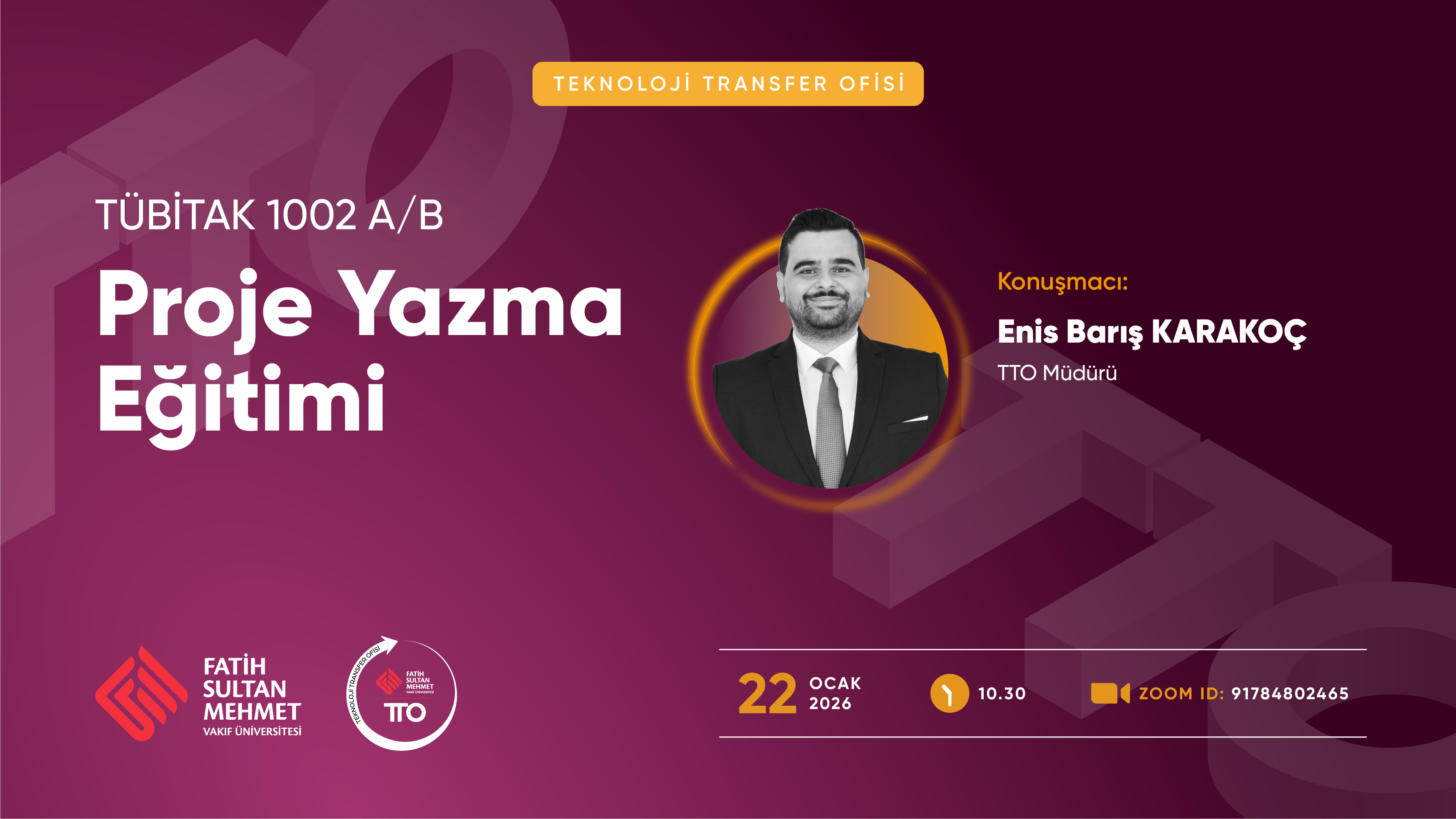TÜBİTAK PROJE YAZMA EĞİTİMİ