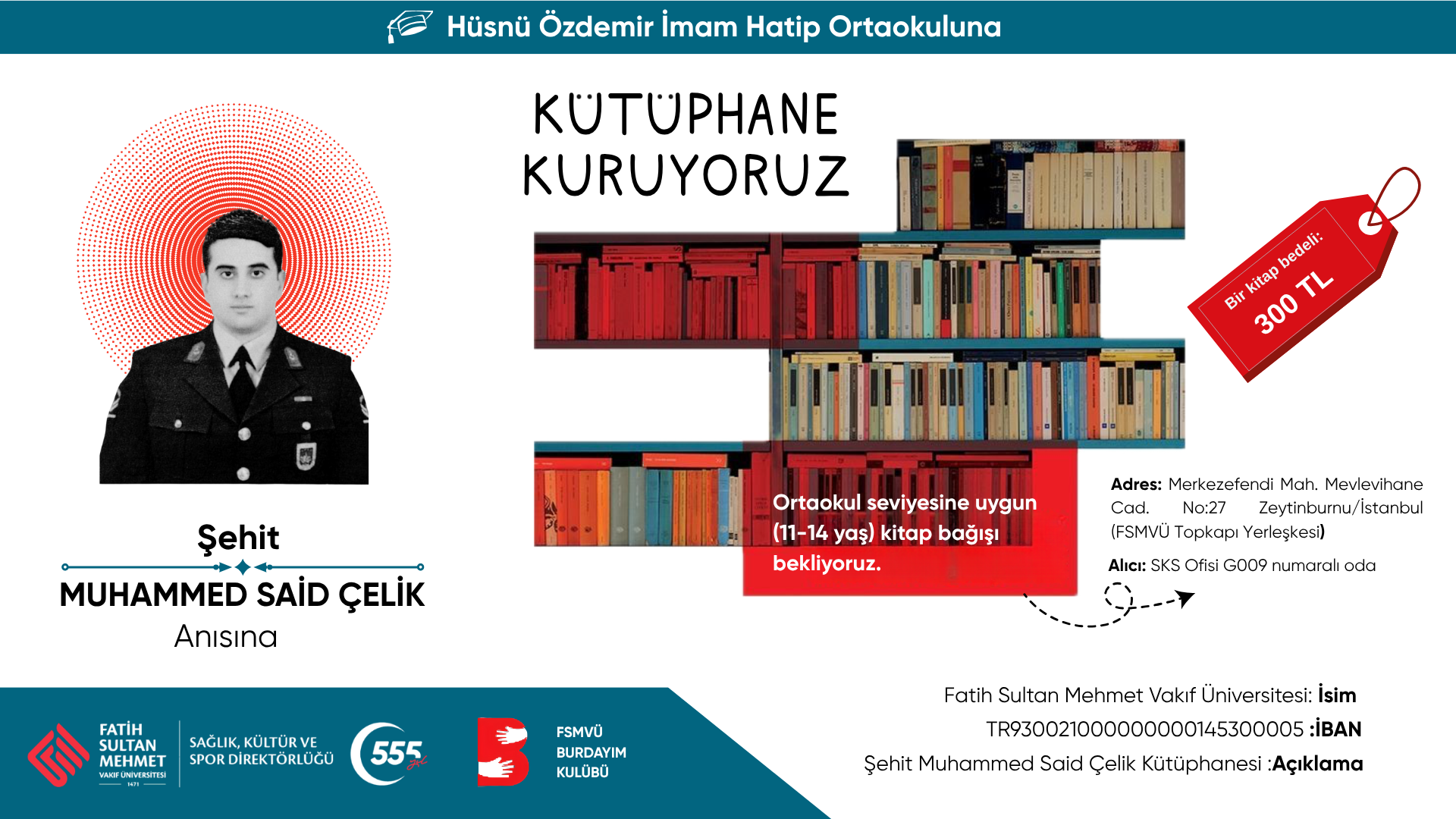 KÜTÜPHANE KURUYORUZ