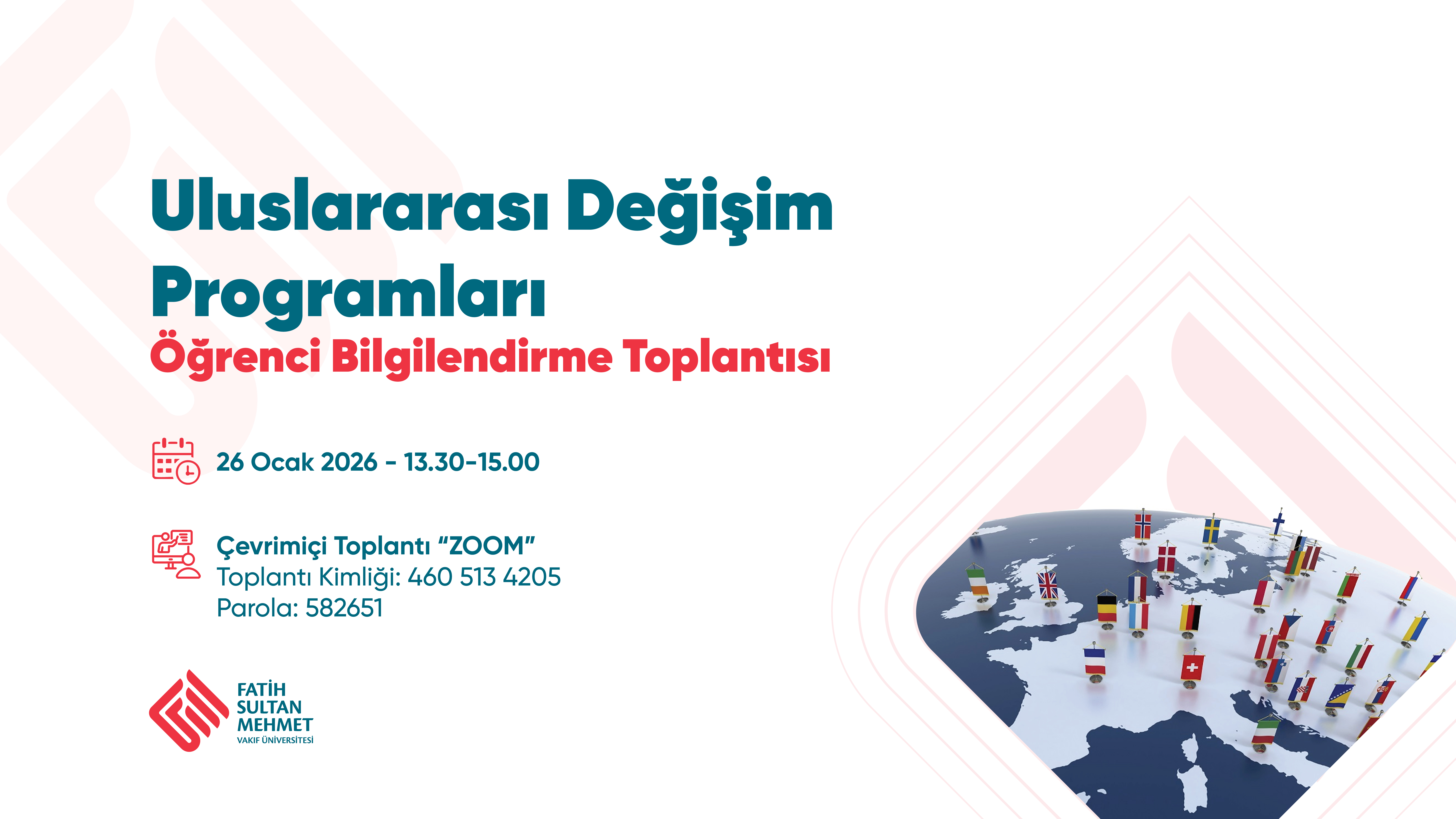 Uluslararası Değişim Programları Öğrenci Bilgilendirme Toplantısı