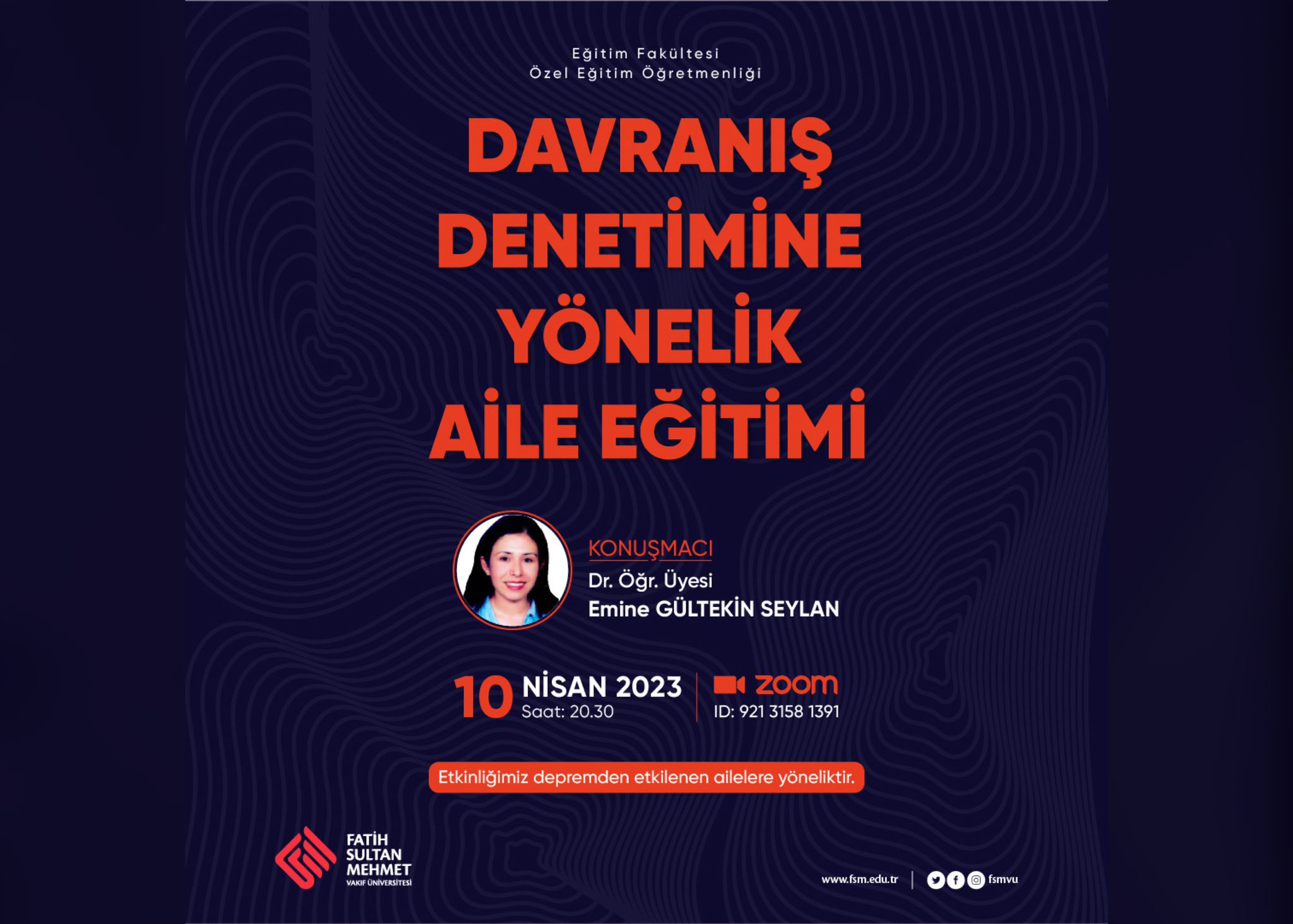 Davranış Denetimine Yönelik Aile Eğitimi