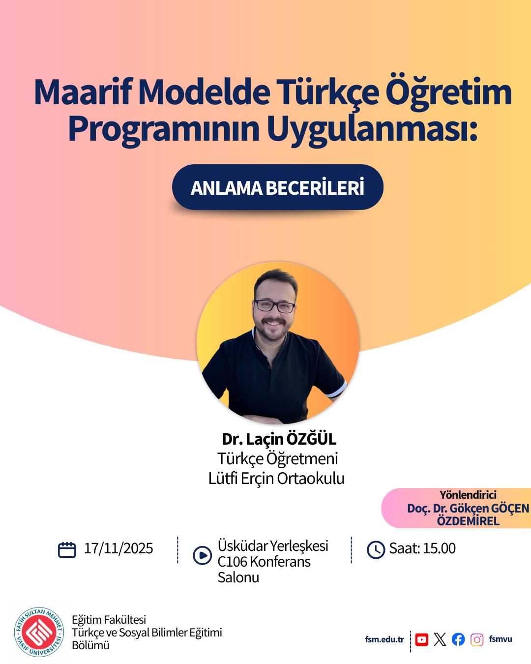 Maarif Modelde Türkçe Öğretim Programının Uygulanması: Anlama Becerileri