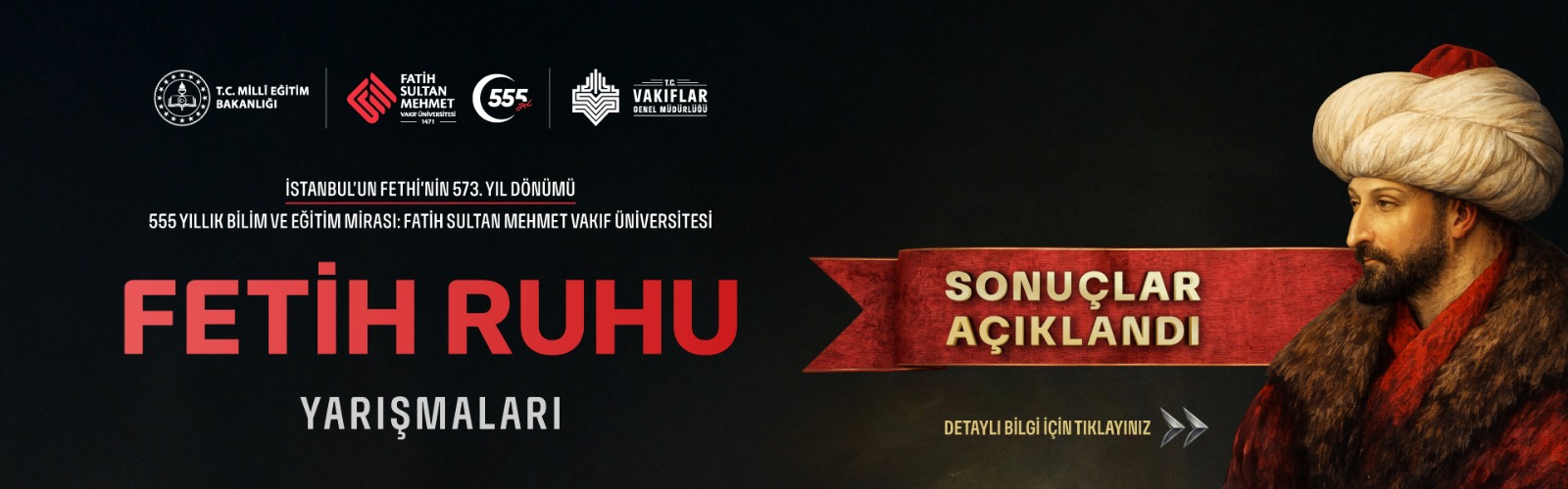 Fetih Ruhu Yarışmaları Sonuçları 