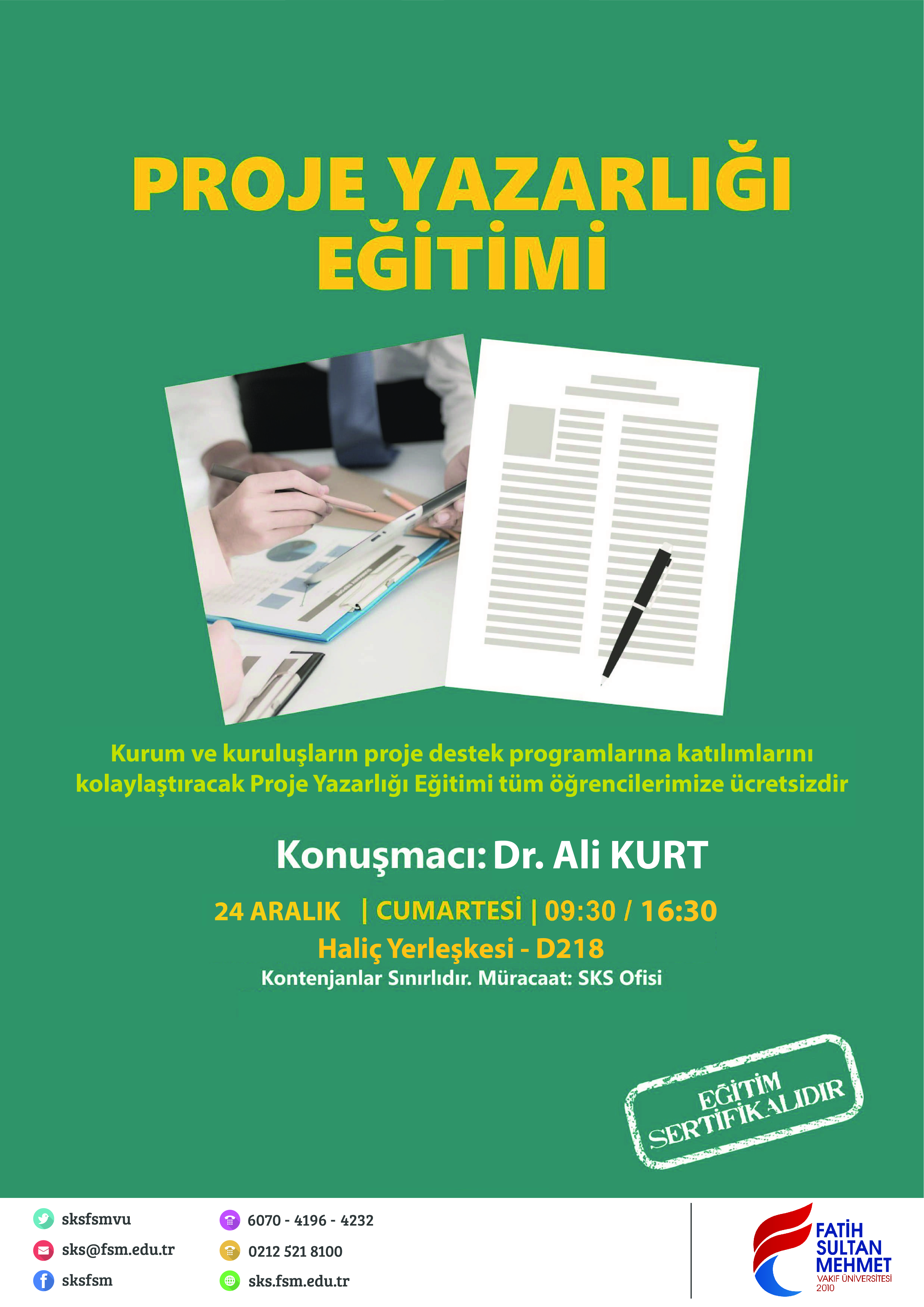 Proje Yazarlığı Eğitimi