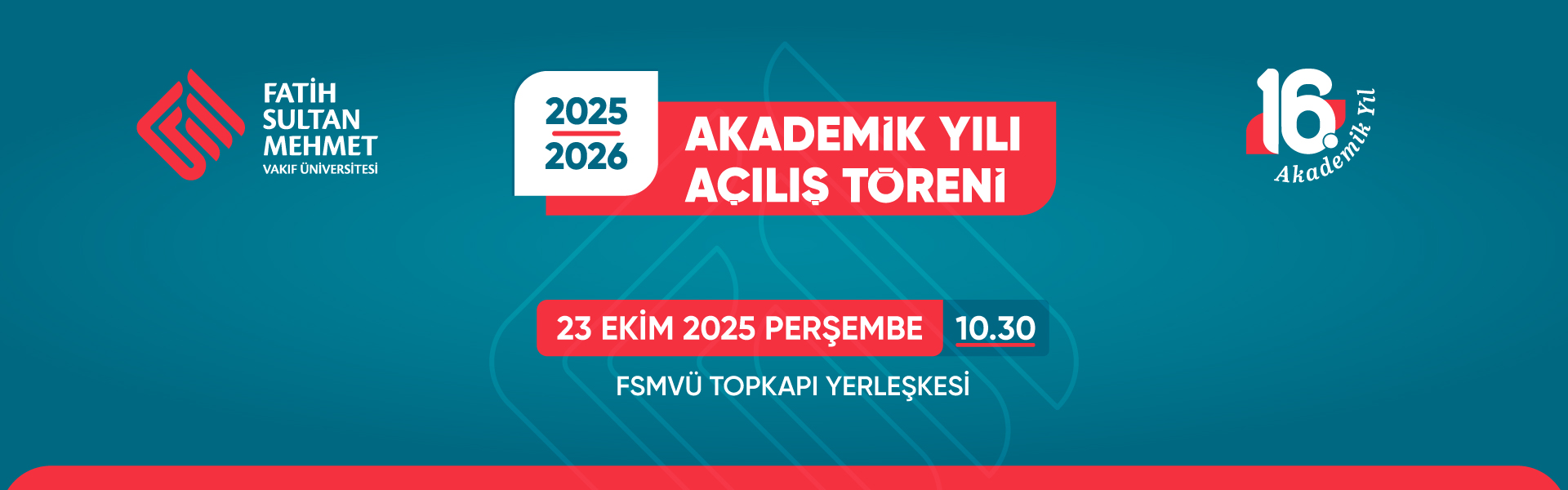 2025-2026 AKADEMİK AÇILIŞ TÖRENİ