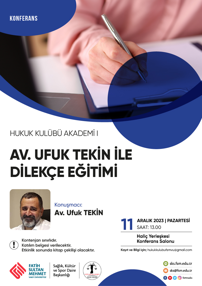 Hukuk Kulübü Akademi I - Dilekçe Eğitimi