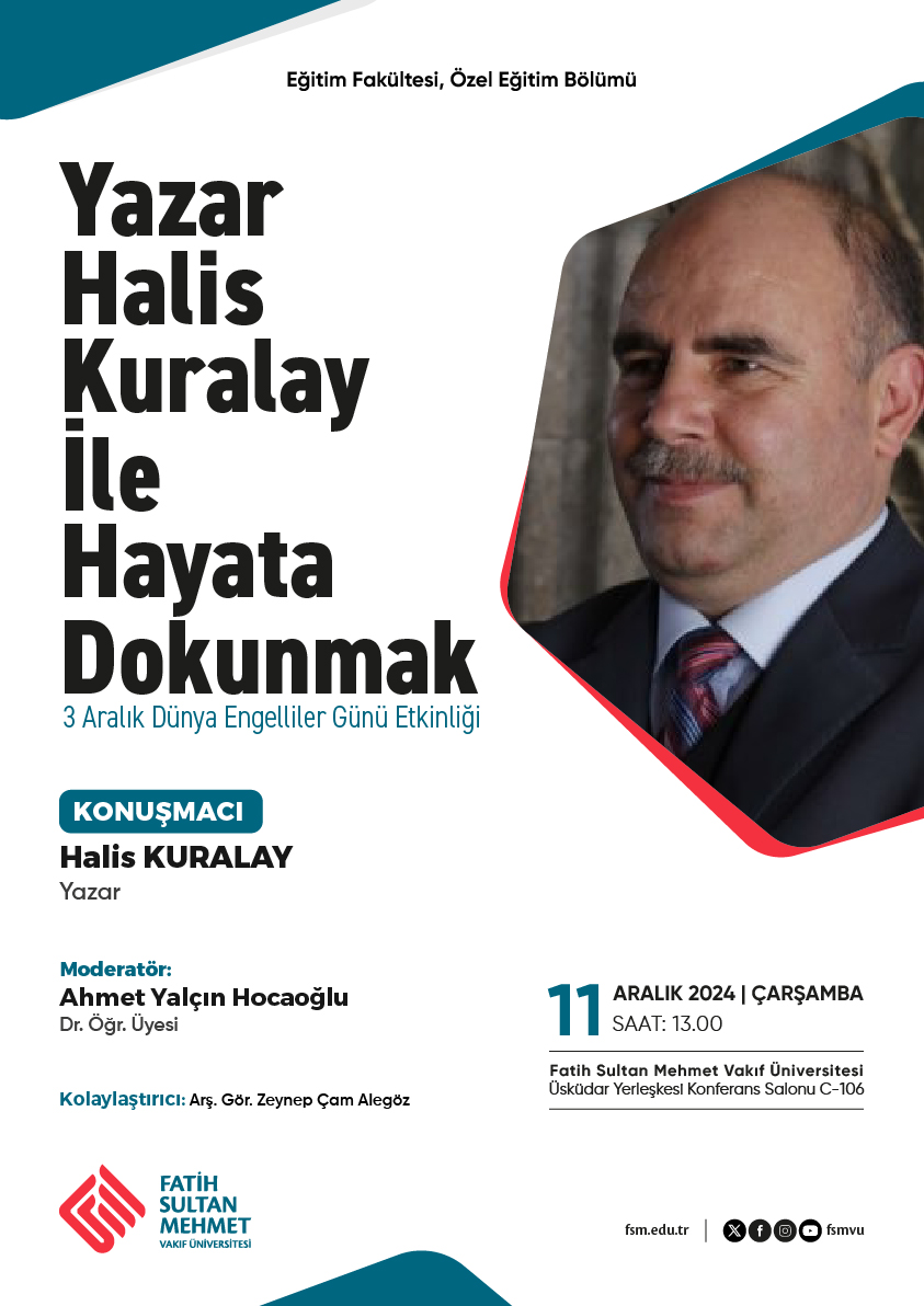 3 Aralık Dünya Engelliler Günü Etkinliği