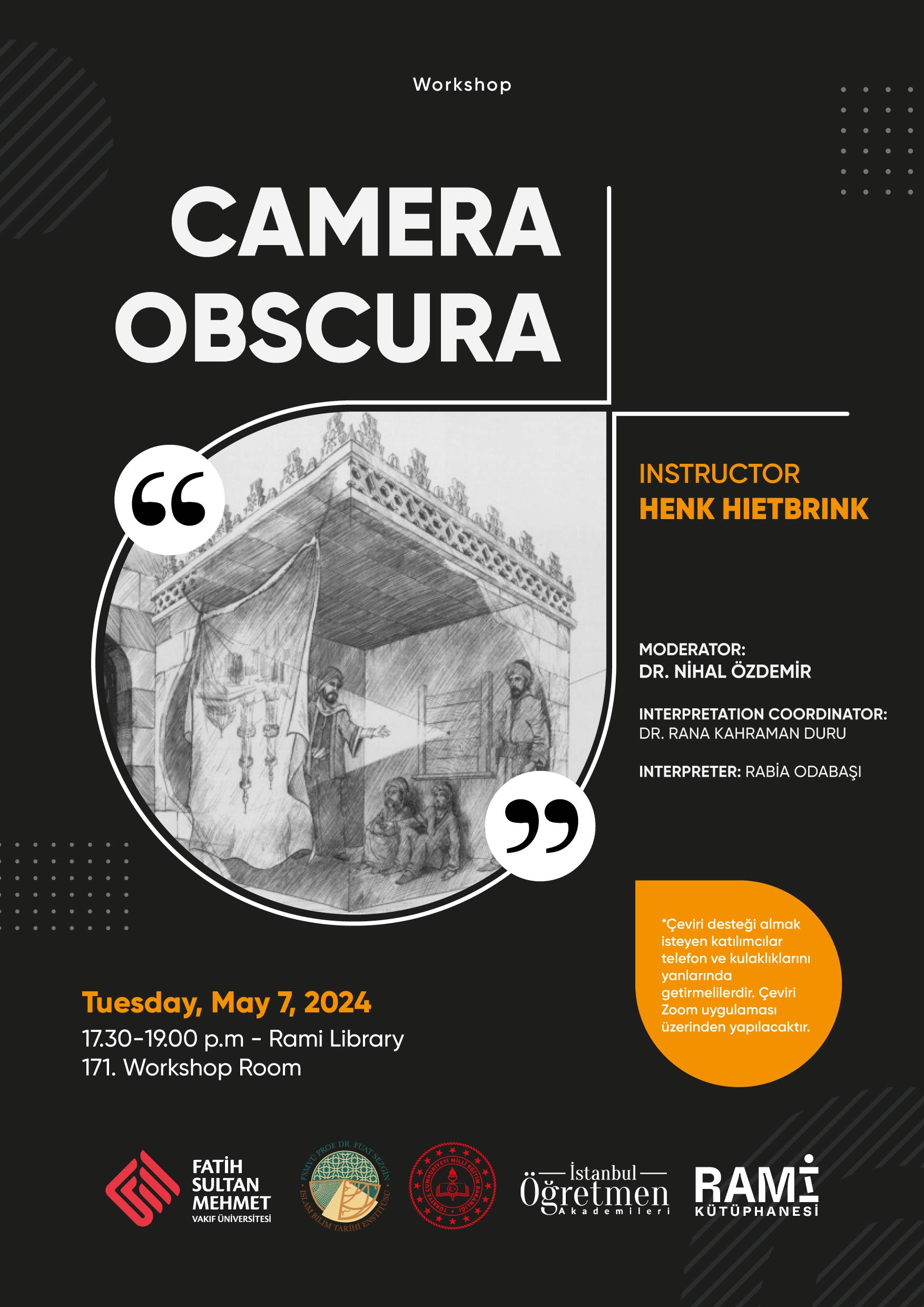 Camera Obscura Workshop- Karanlık Oda Atölyesi