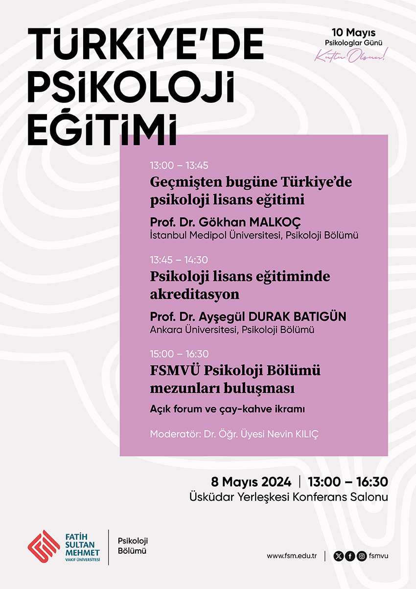 Türkiye'de Psikoloji Eğitimi ve Mezunlar Buluşması