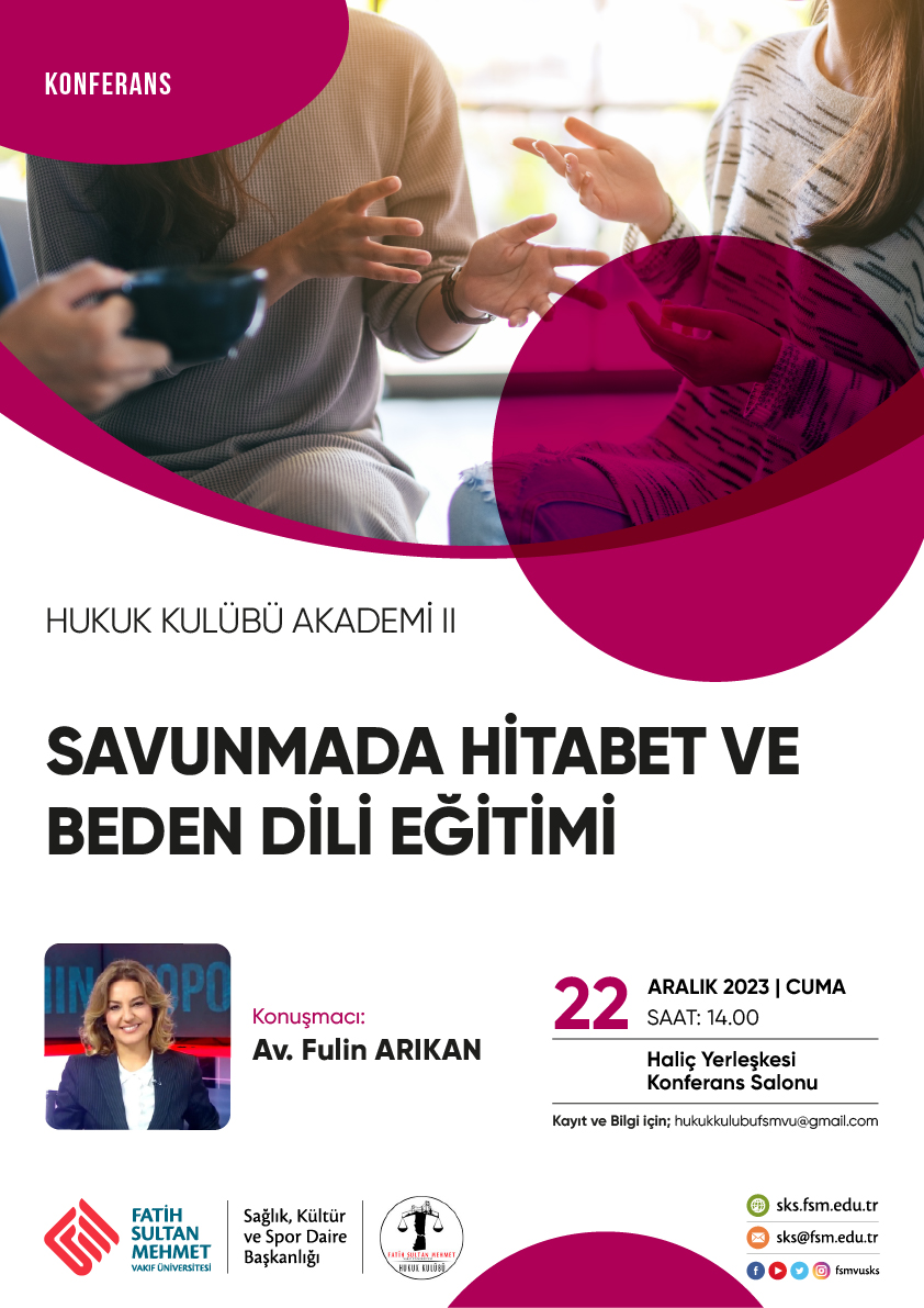 Hukuk Kulübü Akademi II - Savunmada Hitabet ve Beden Dili Eğitimi