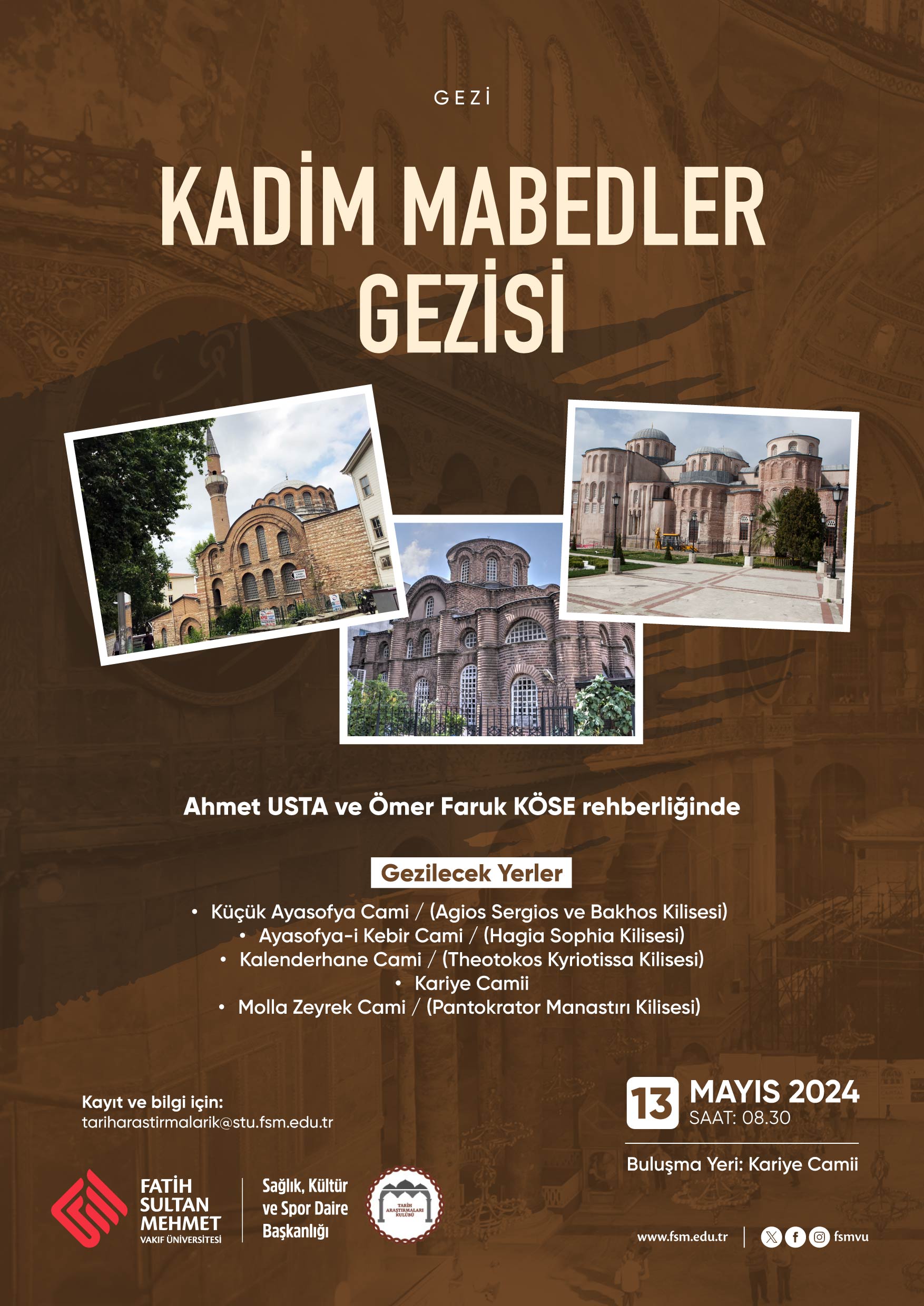 Kadim Mabedler Gezisi - Tarih Araştırmaları Kulübü