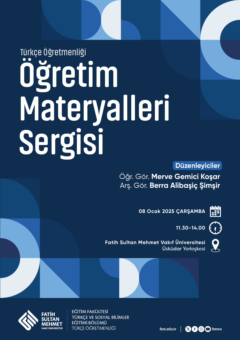 Türkçe Öğretmenliği Öğretim Materyalleri Sergisi’ne Davetlisiniz!