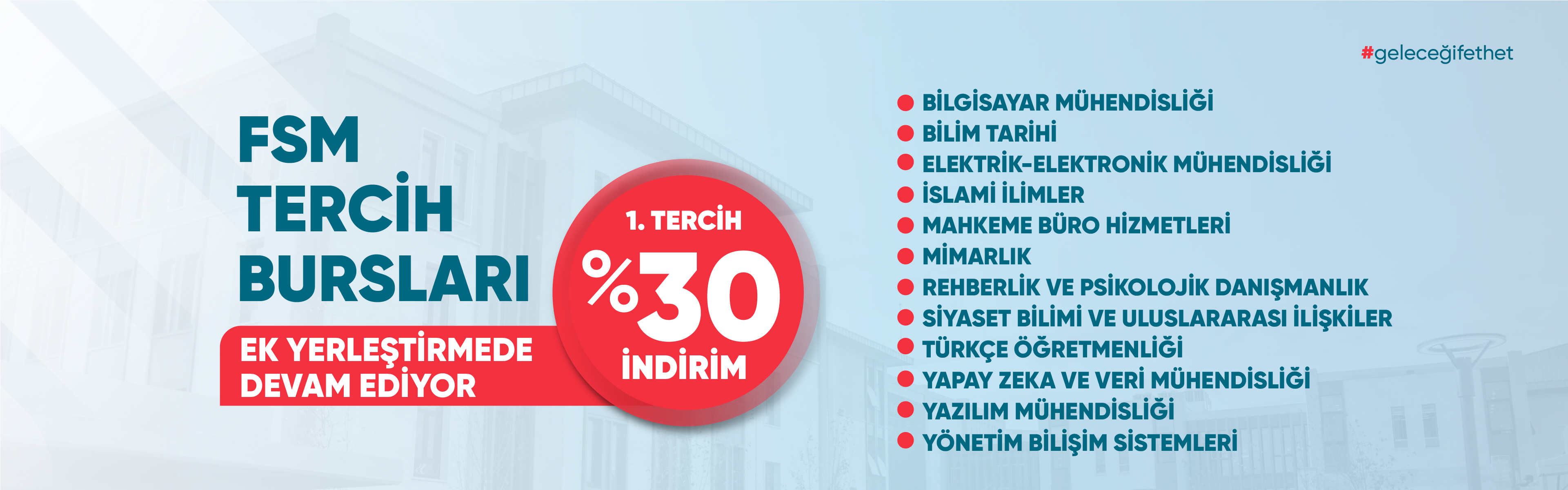 EK TERCİH BURSU