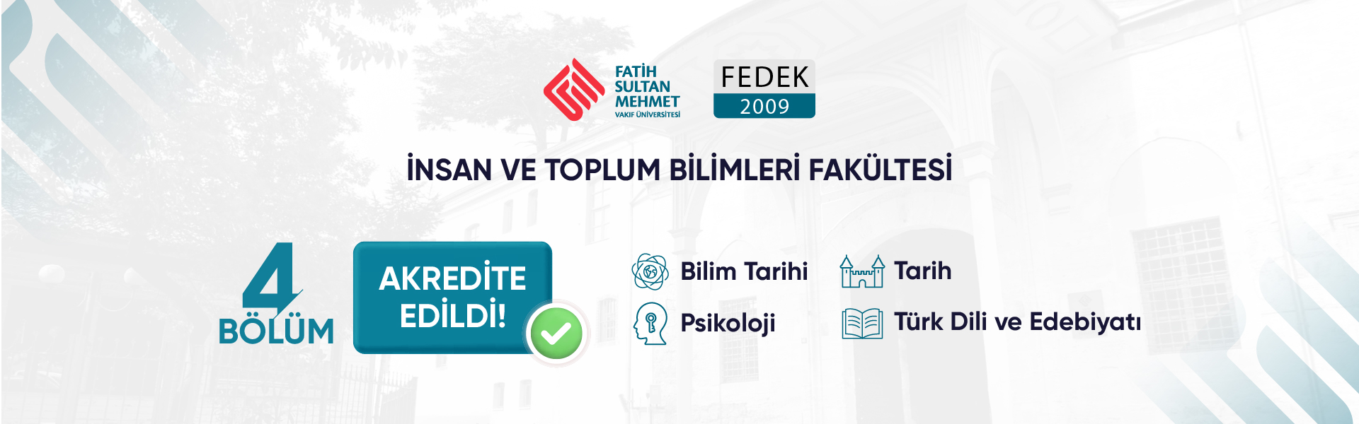 Akademik Kaliteye FEDEK Onayı