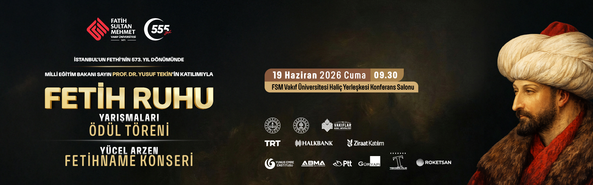 Fetih Ruhu Yarışmaları Ödül Töreni 