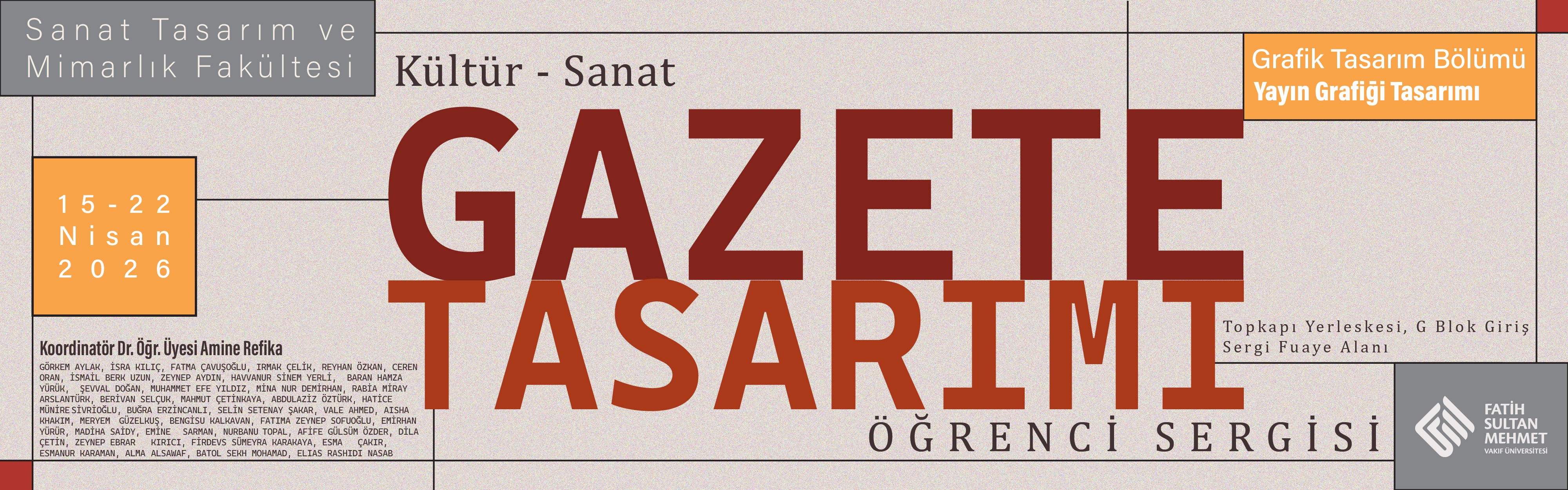 Gazete Tasarımı Sergisi
