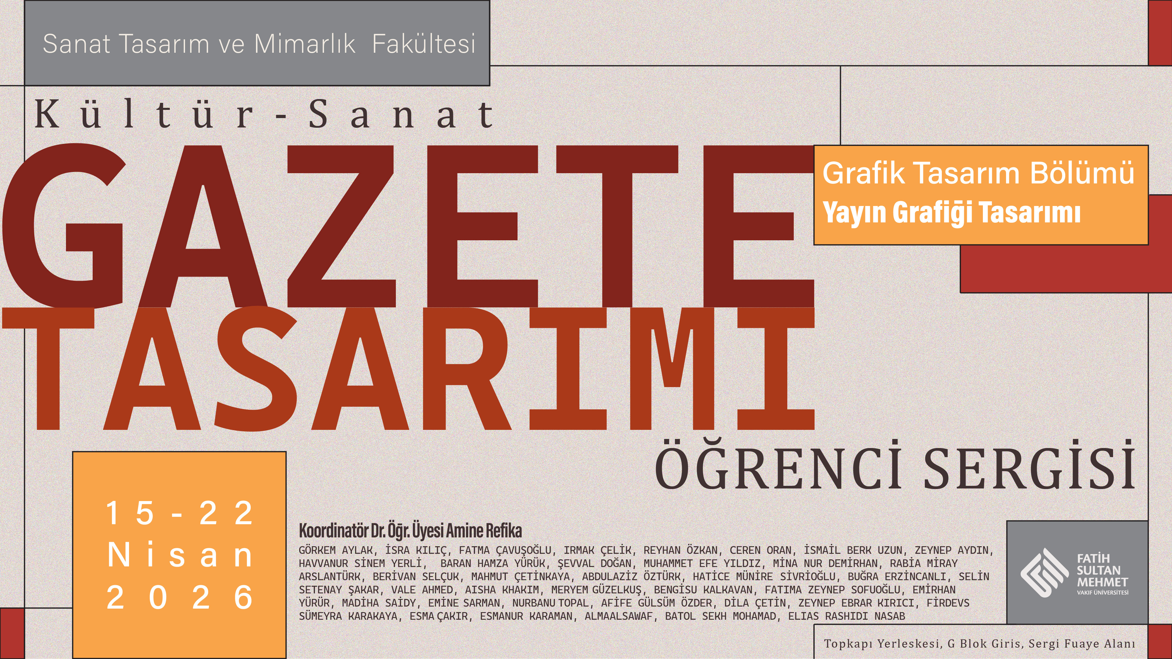 Gazete Tasarımı Sergisi