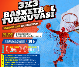 3x3 Basketbol Turnuvası Başlıyor!