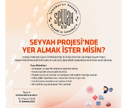 Seyyah Projesinde Yer Almak İster misin?